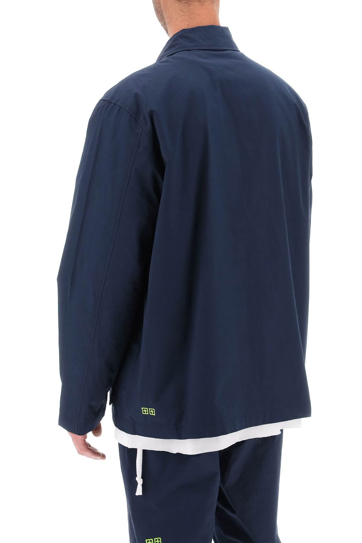 Ksubi 'Detonate' Technical Cotton Jacket Blue