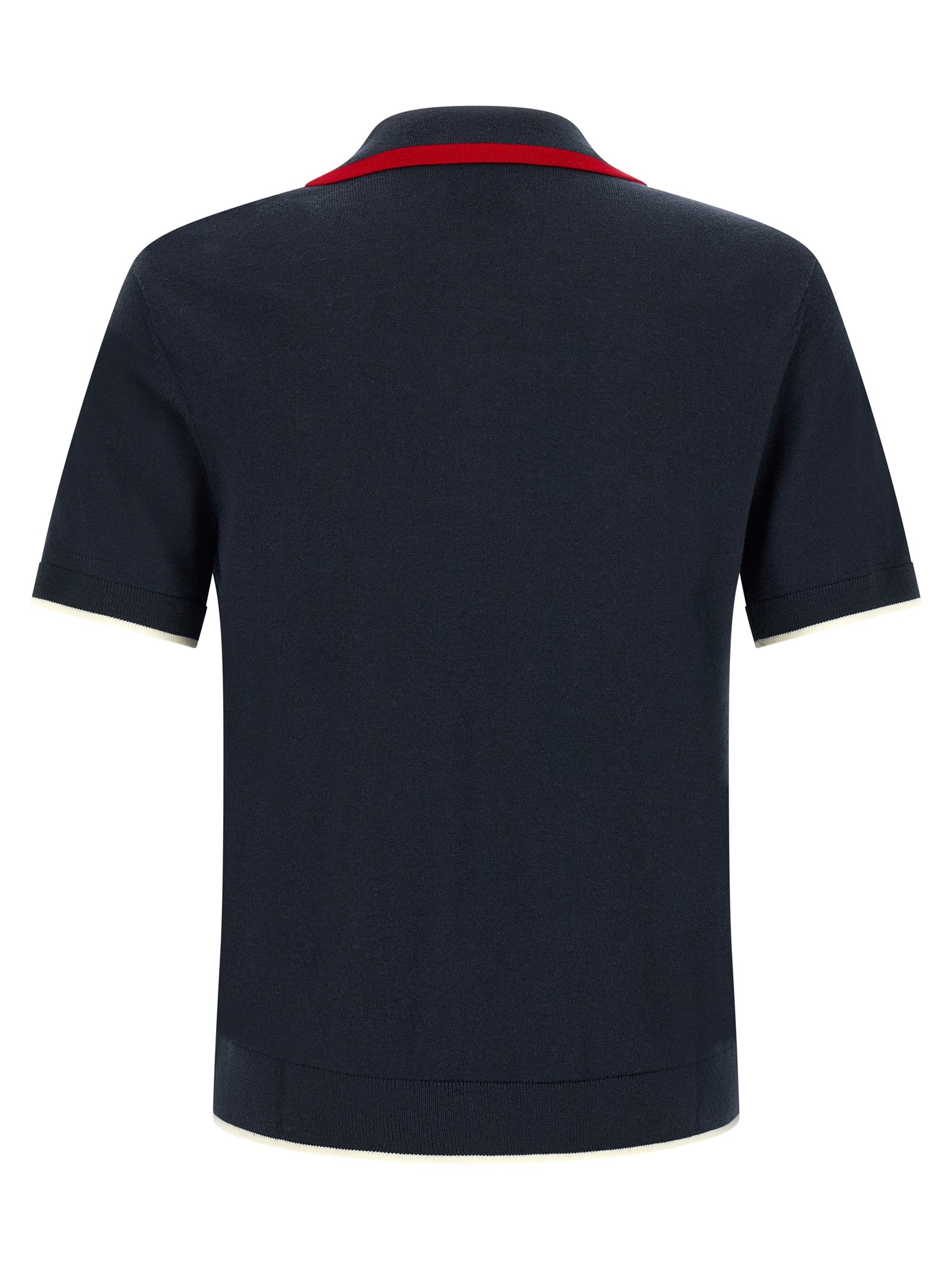 Casablanca Knit Polo Shirt With Zip