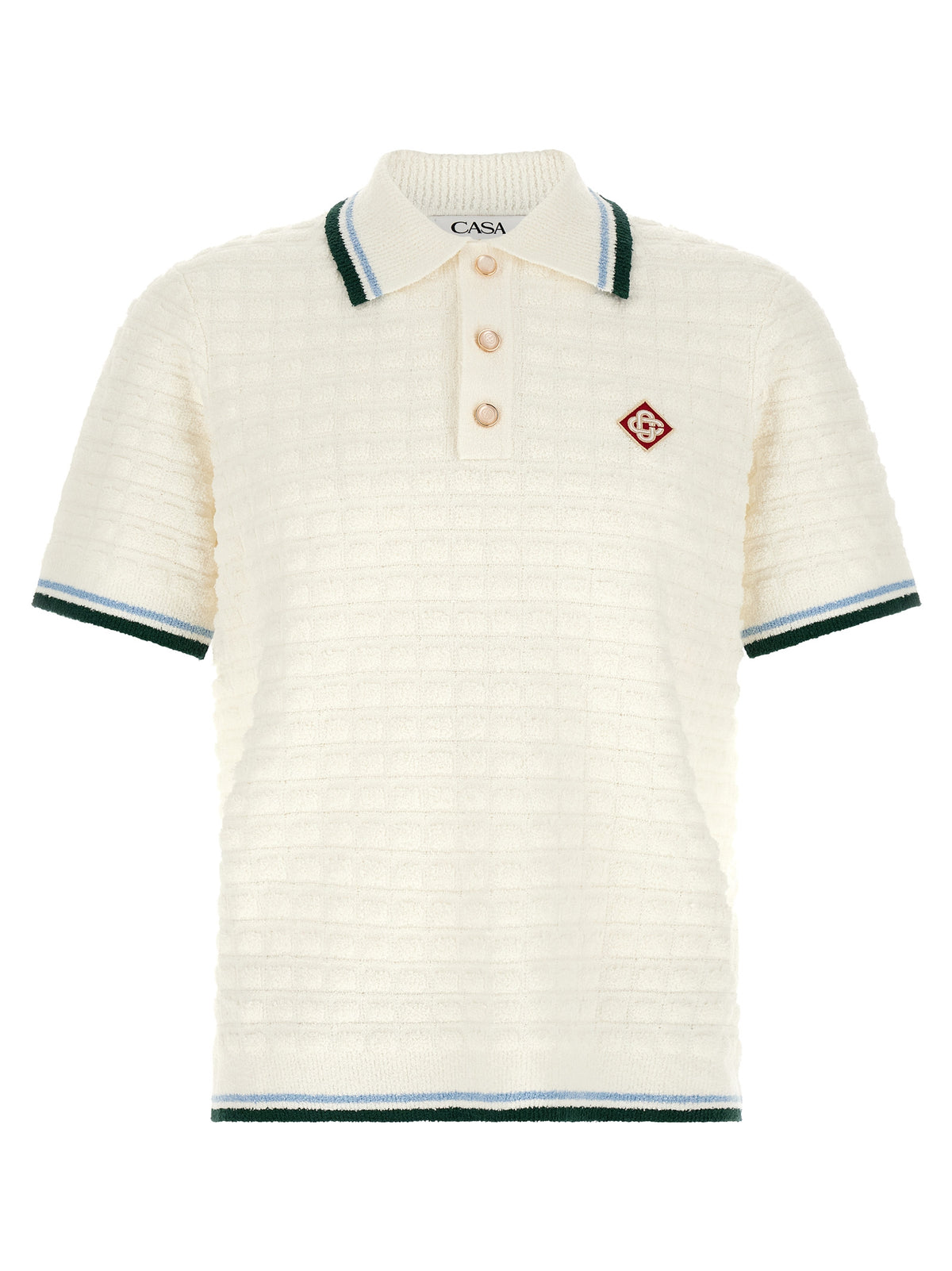 Casablanca Bouclé Polo Shirt