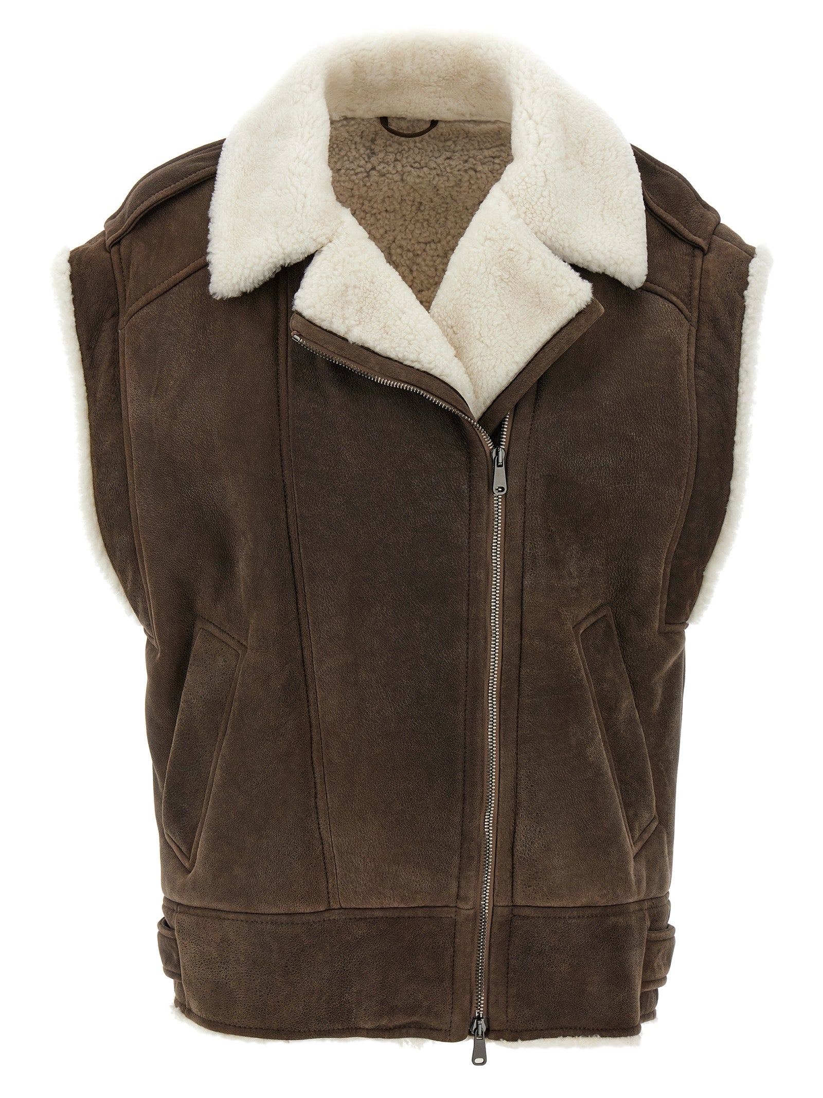 Brunello Cucinelli Shearling Vest