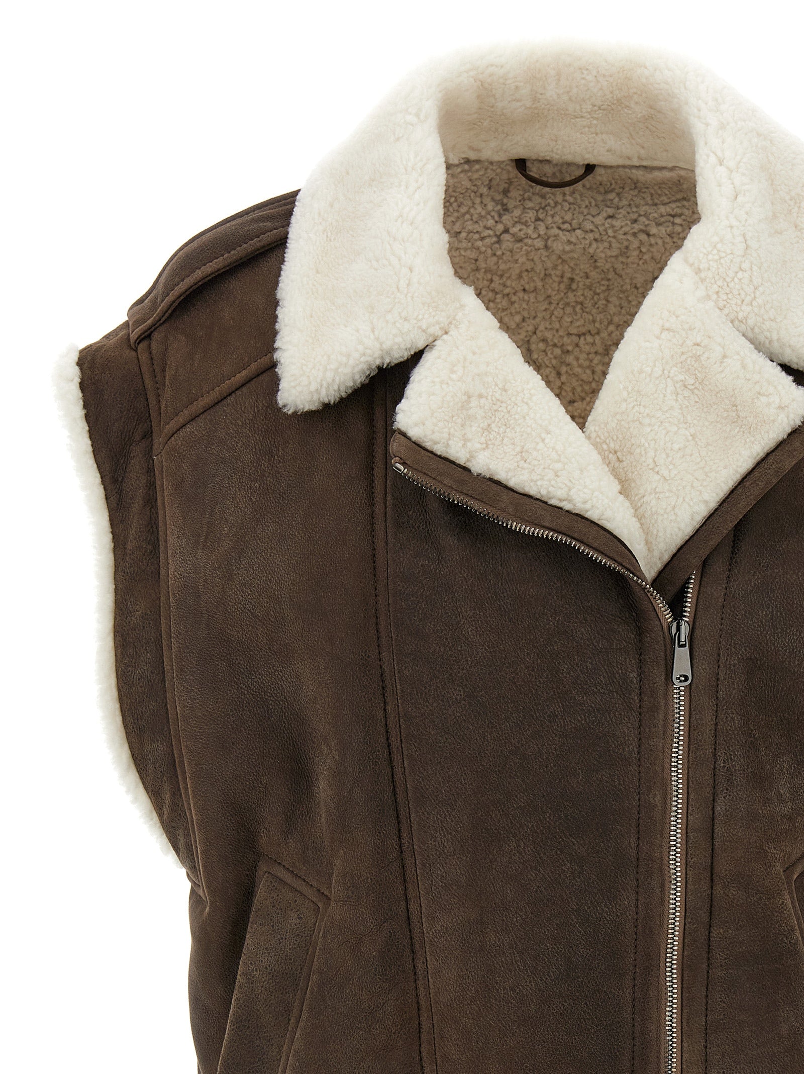 Brunello Cucinelli Shearling Vest