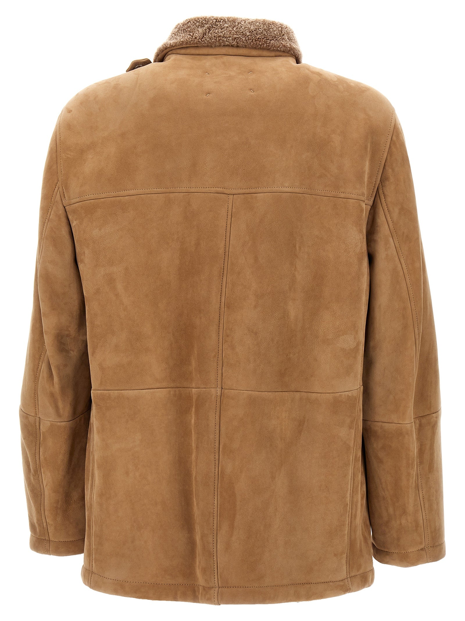 Brunello Cucinelli Single-Breasted Sheepskin Jacket