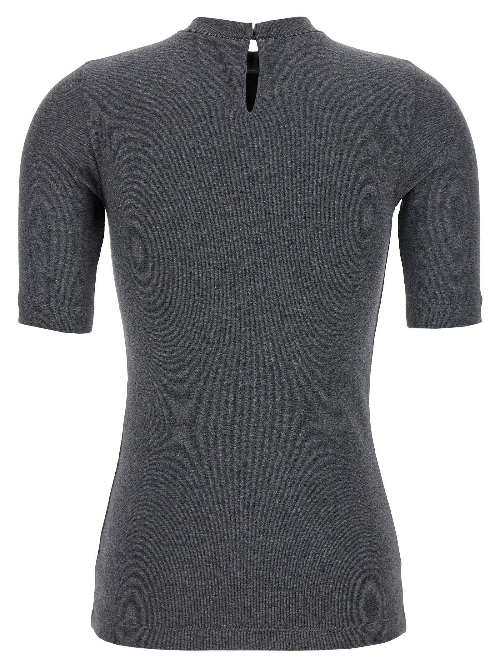 Brunello Cucinelli Monile Ribbed T-Shirt