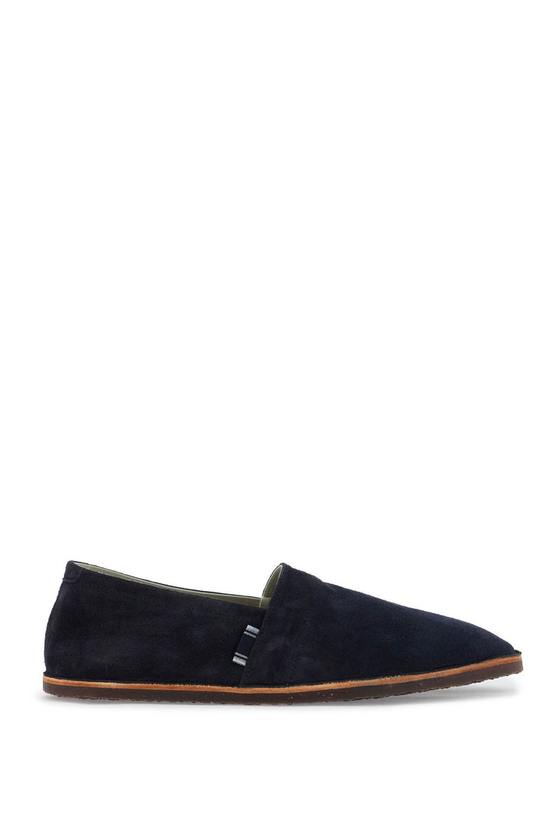 Brunello Cucinelli Suede Espad Blue