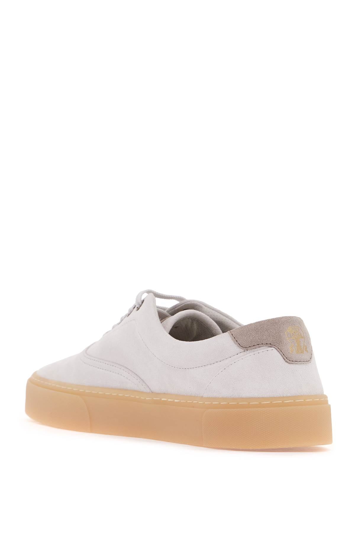 Brunello Cucinelli Suede Sneakers White