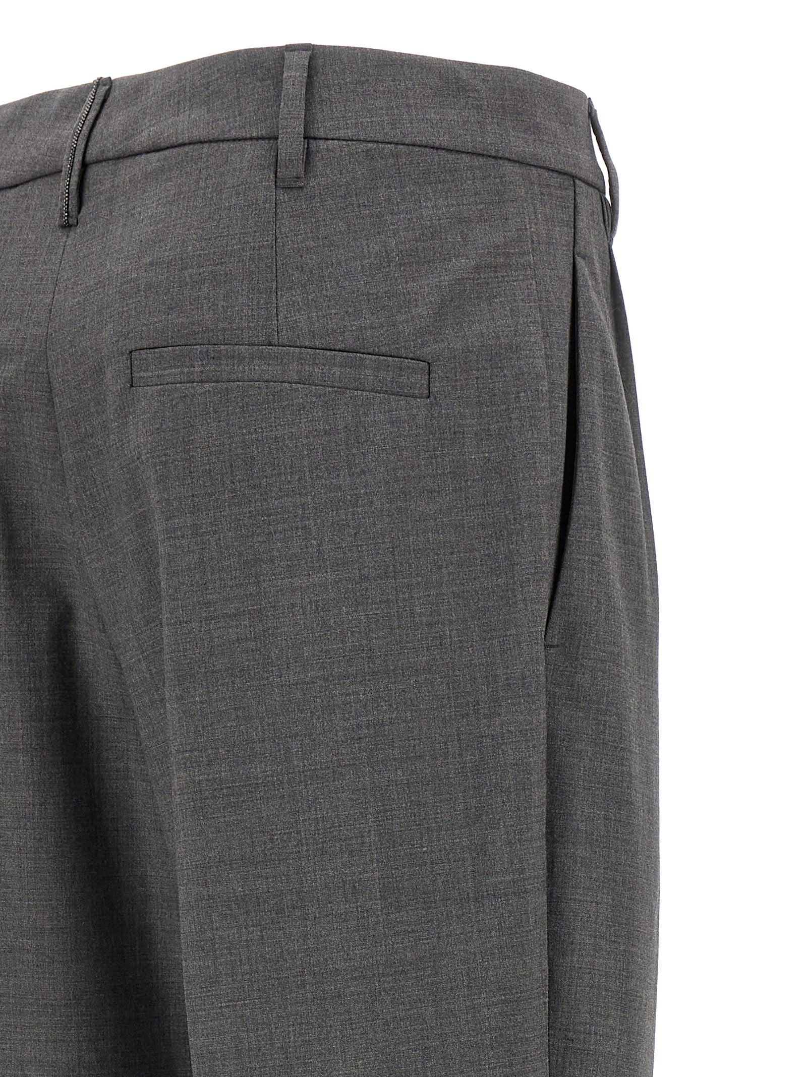 Brunello Cucinelli Pin Tuck Trousers