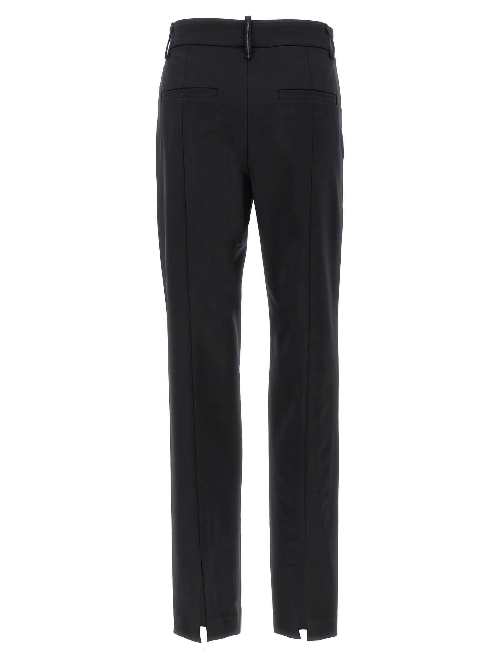 Brunello Cucinelli Wool Pants Slits