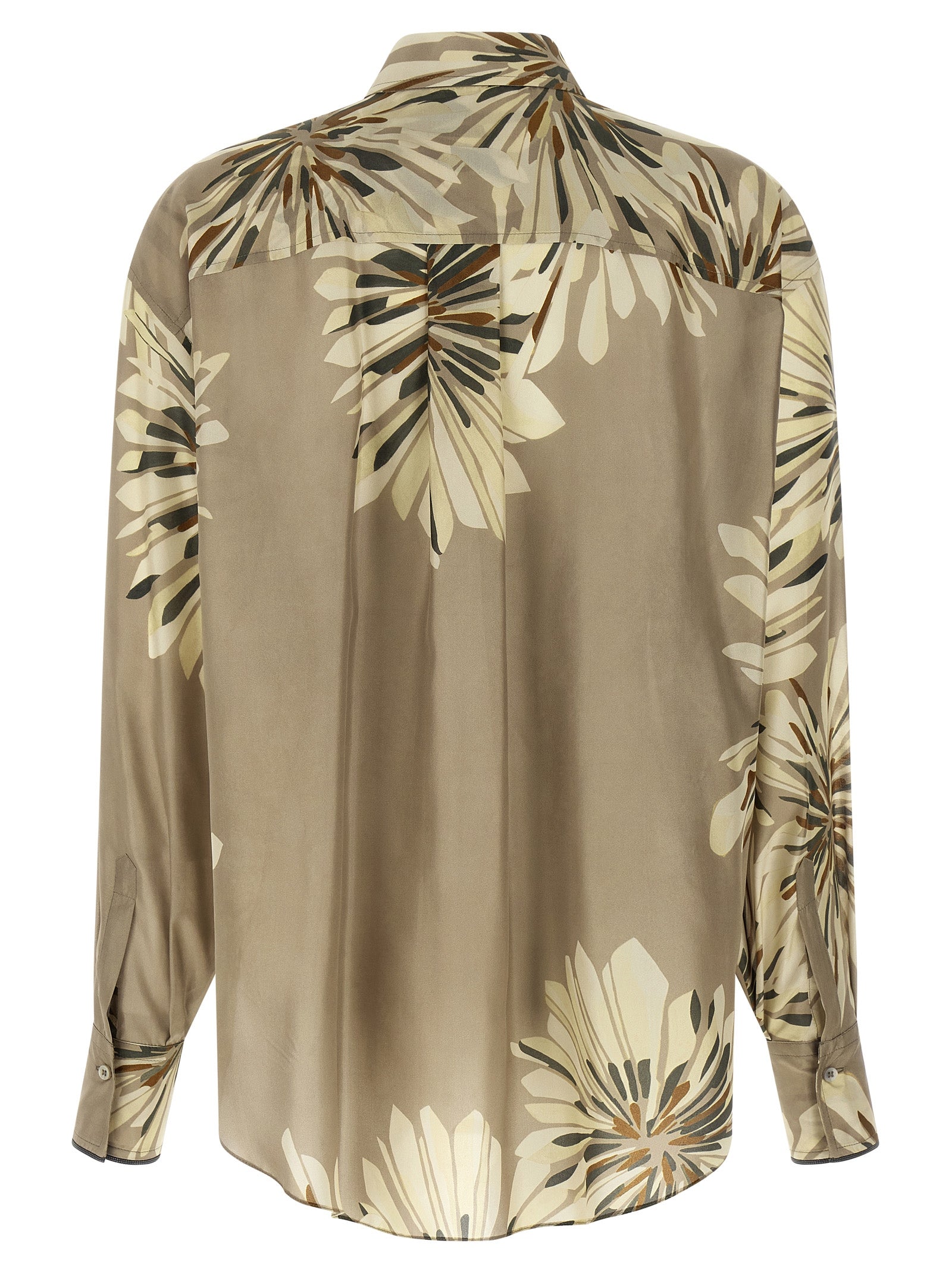 Brunello Cucinelli Floral Patterned Shirt