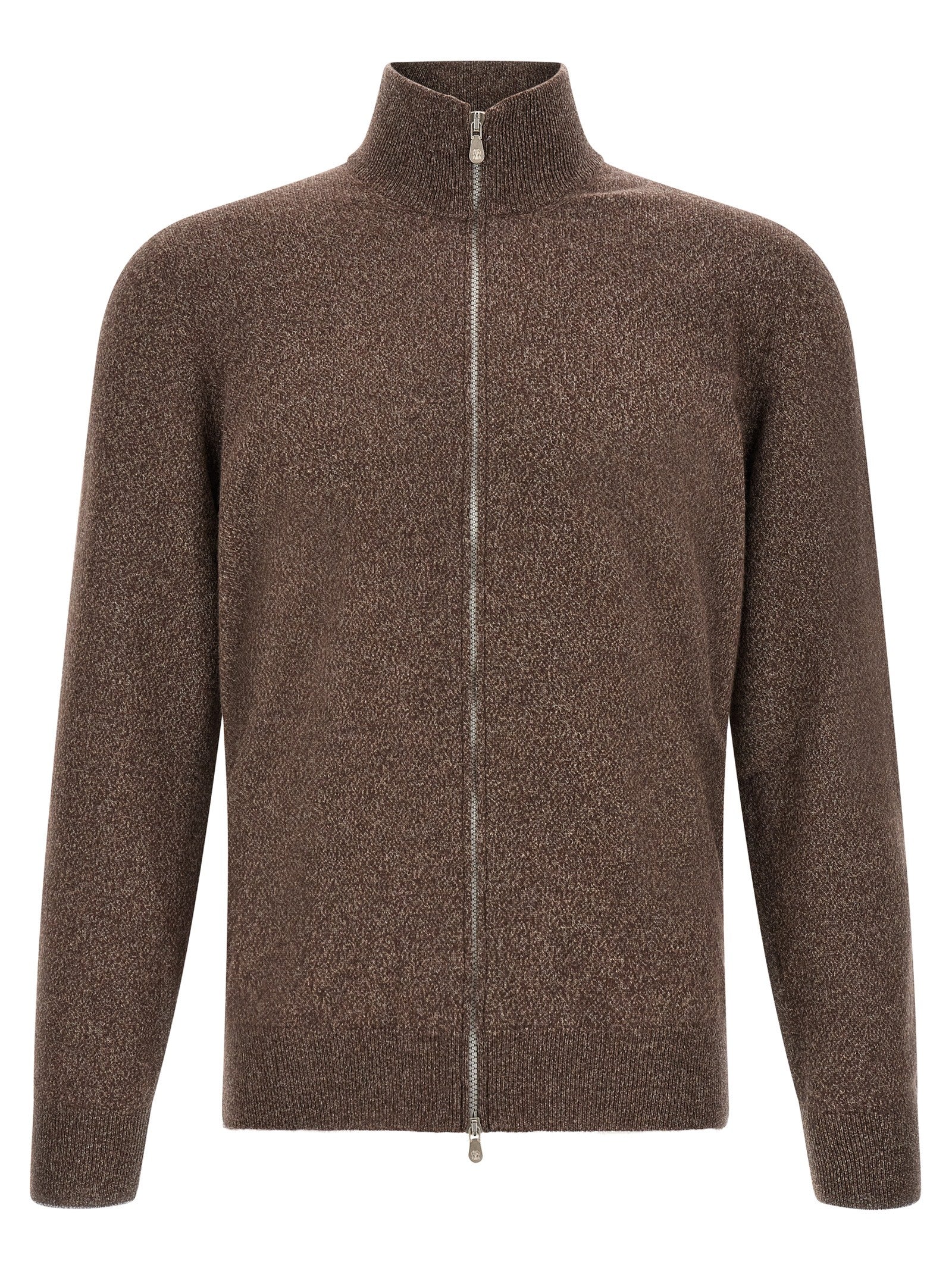 Brunello Cucinelli High Neck Cardigan With Zip