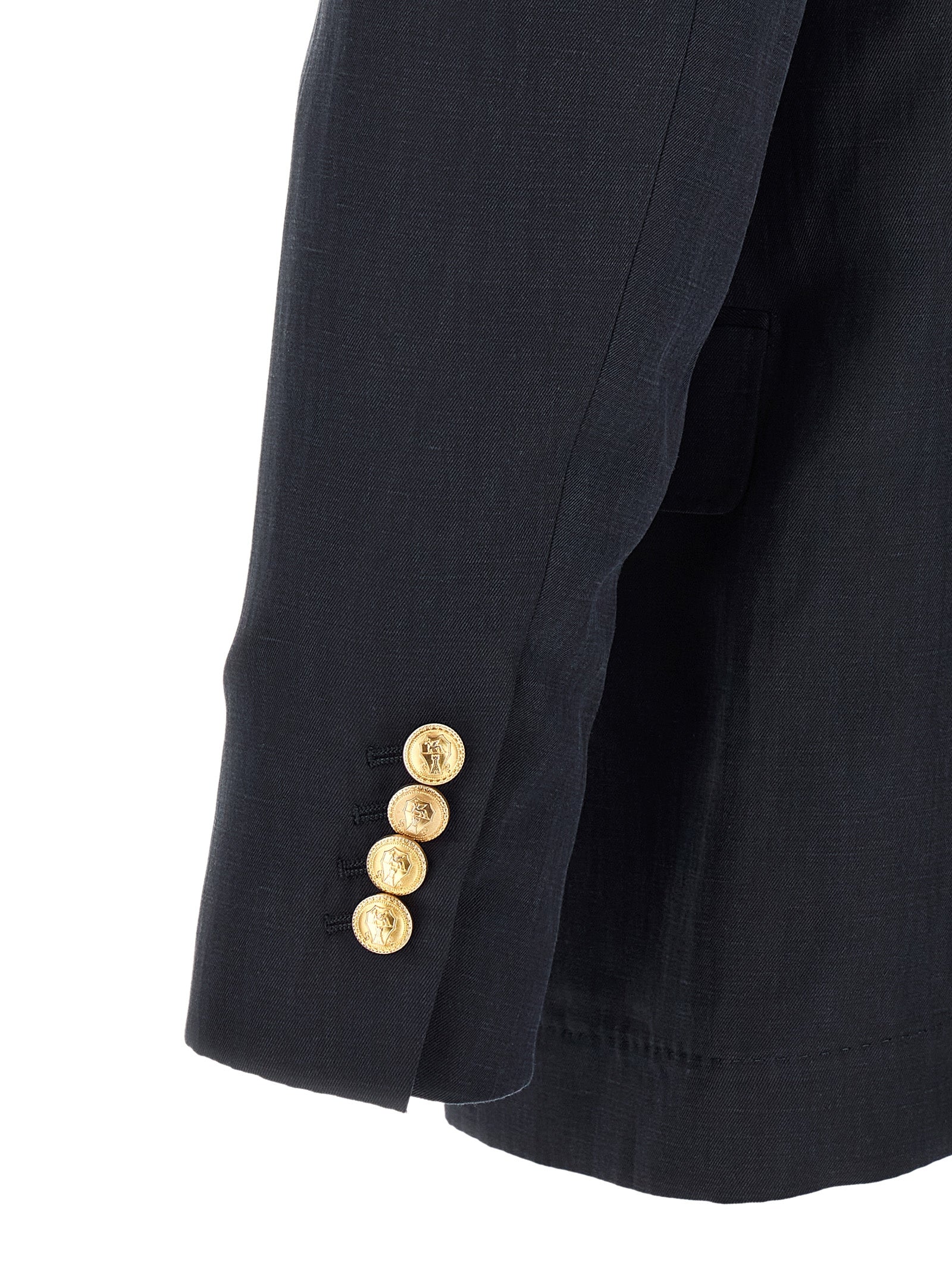 Brunello Cucinelli Silk Twill And Linen Délavé Blazer