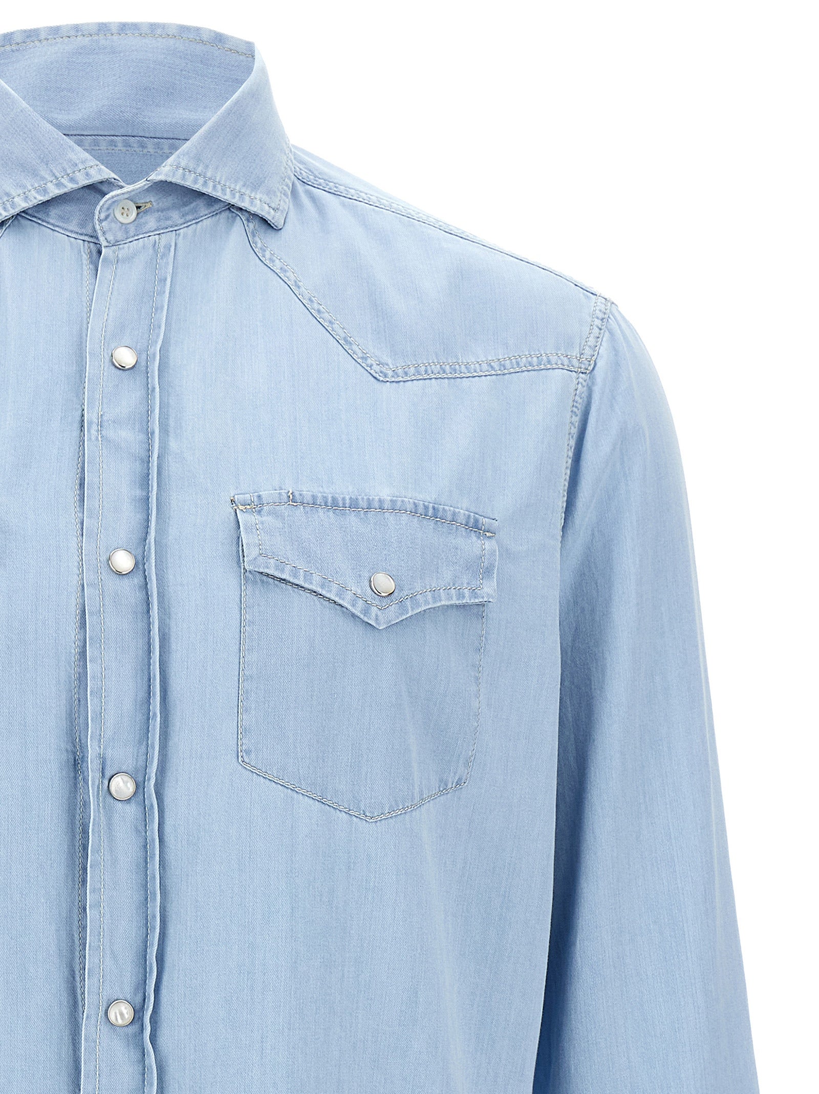 Brunello Cucinelli Denim Shirt