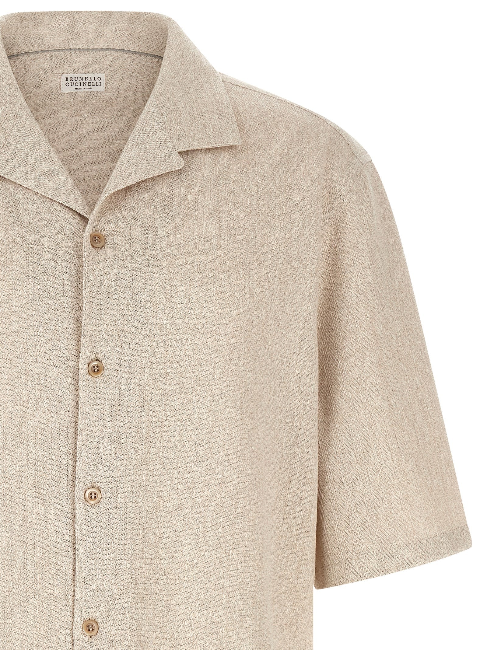 Brunello Cucinelli Camp Collar Shirt