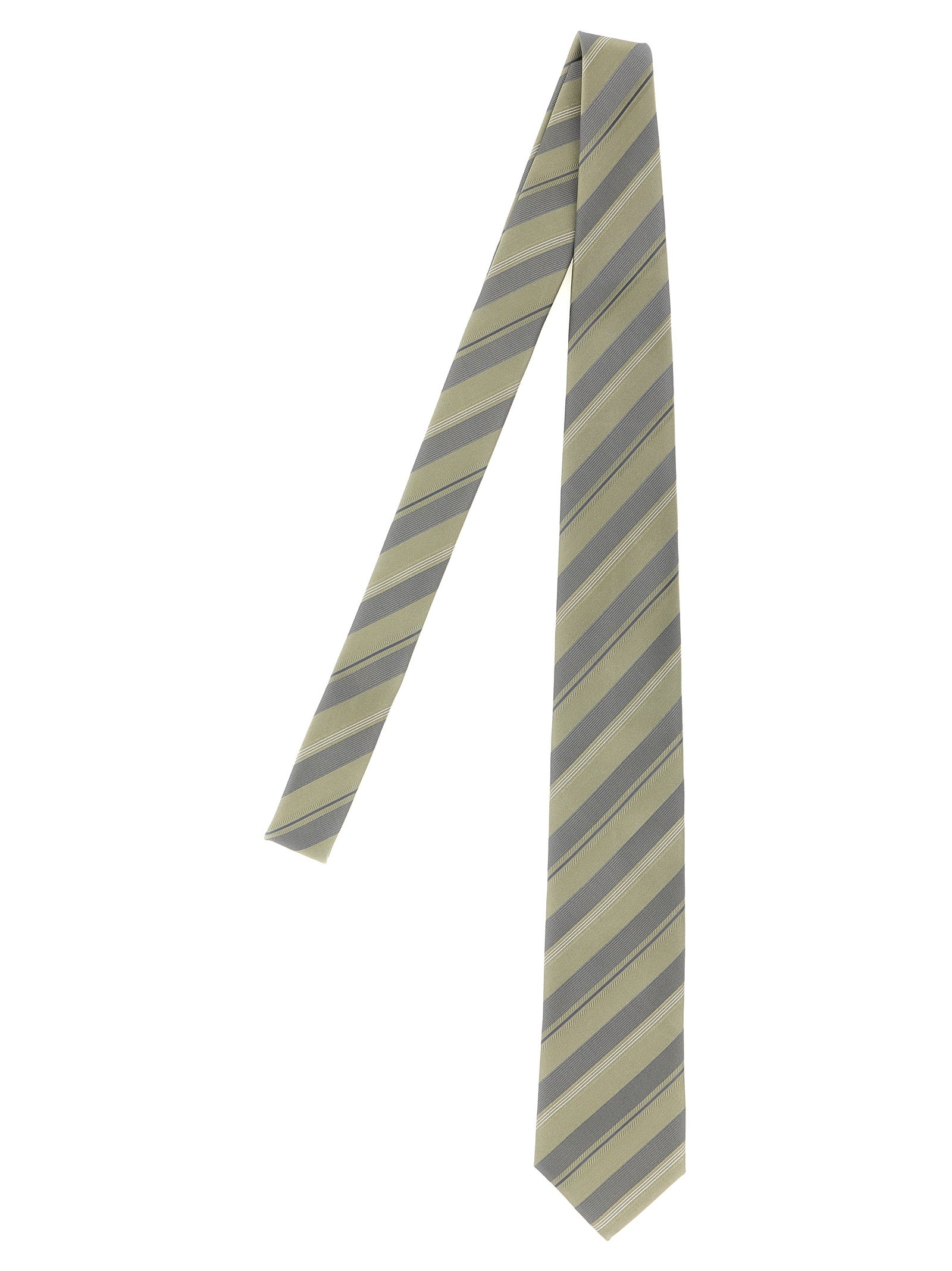 Brunello Cucinelli Operated Stripe Tie