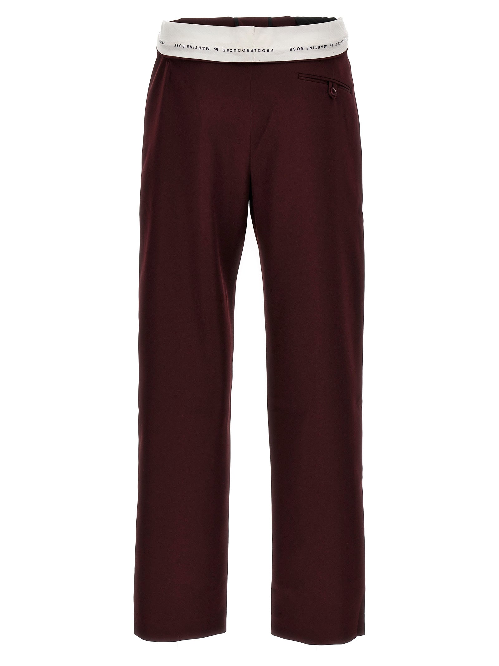 Martine Rose 'Rolled Waistband Tailored' Pants