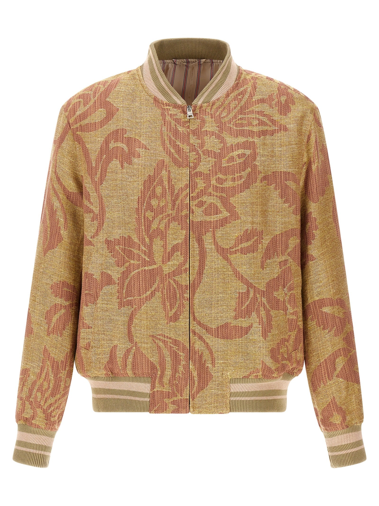 Etro Linen Bomber Jacket