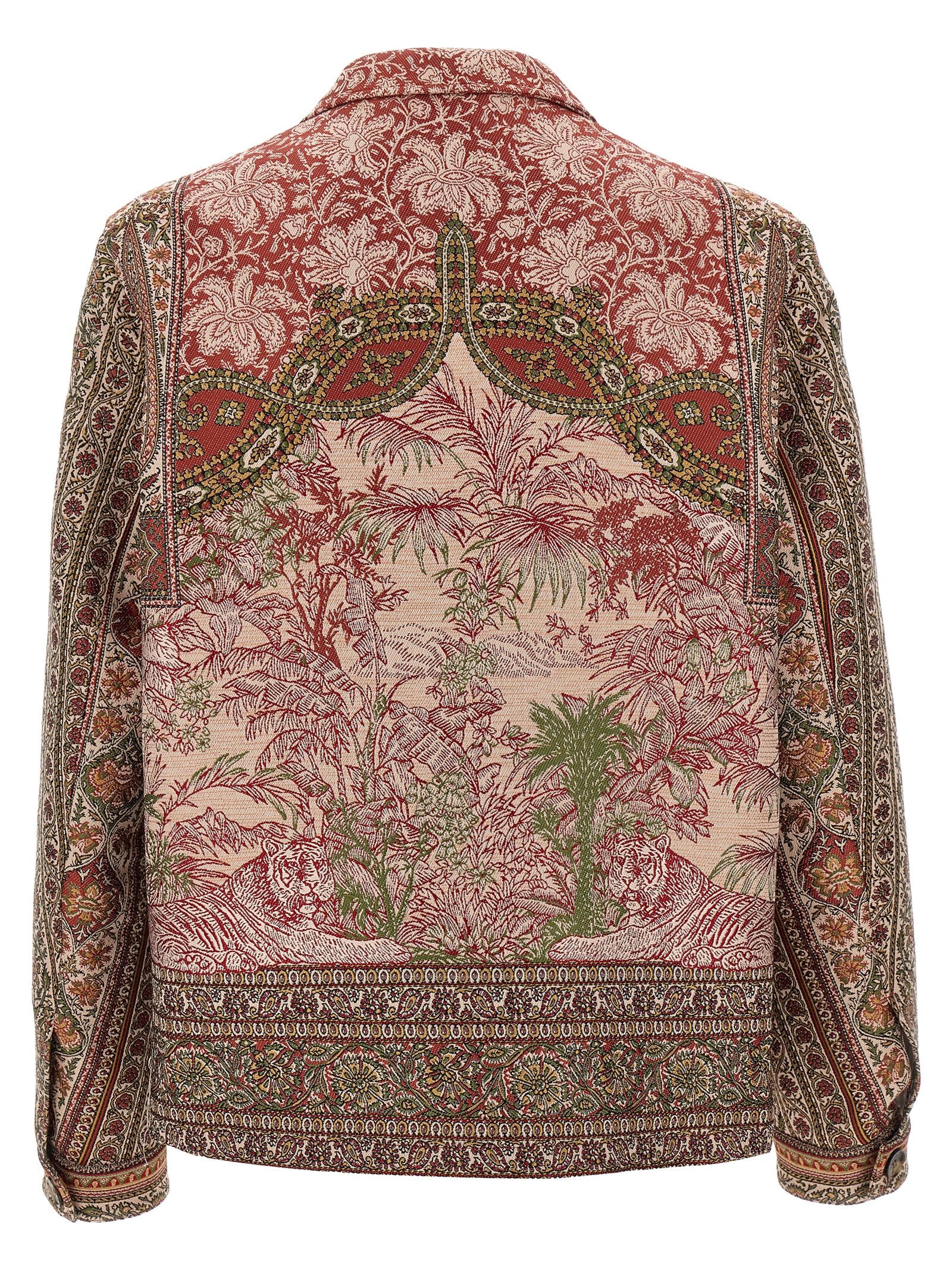 Etro Balmacaan Neck Overshirt