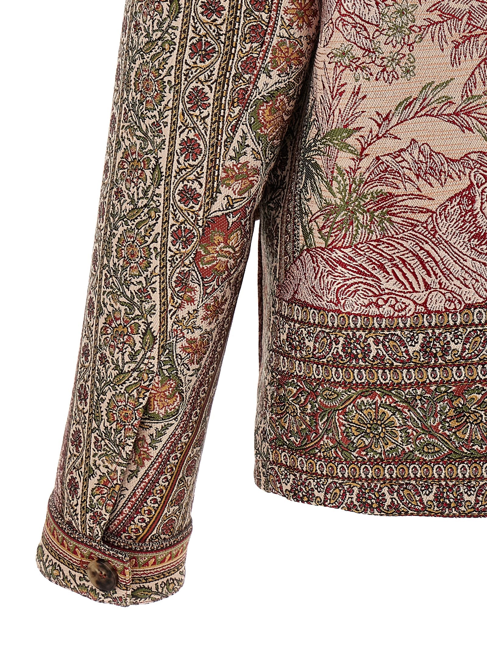 Etro Balmacaan Neck Overshirt