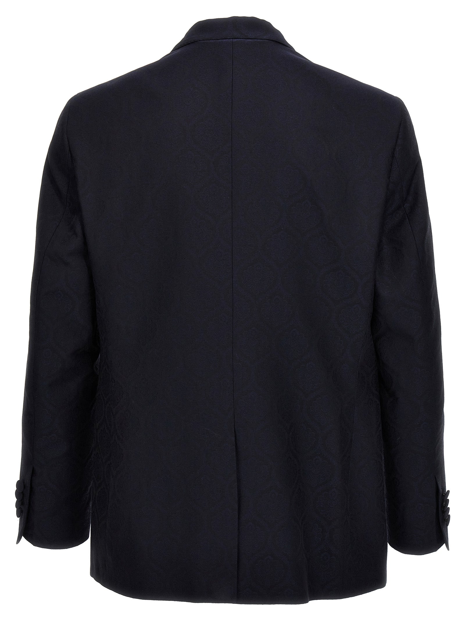 Etro Single-Breasted Jacquard Blazer