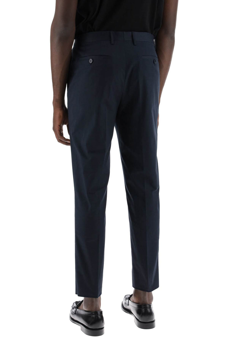 Etro Cropped Chino Pants Blue