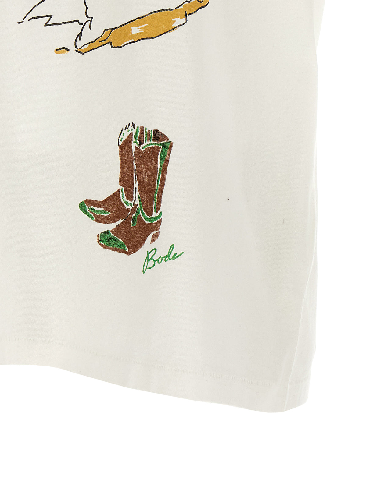 Bode White 'River City' T-Shirt