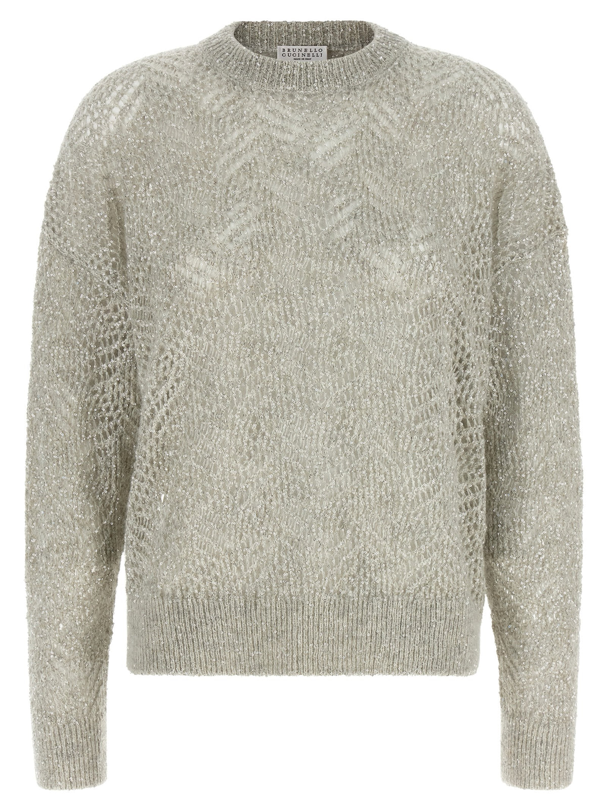 Brunello Cucinelli 'Dazzling Abstract Leaf' Sweater