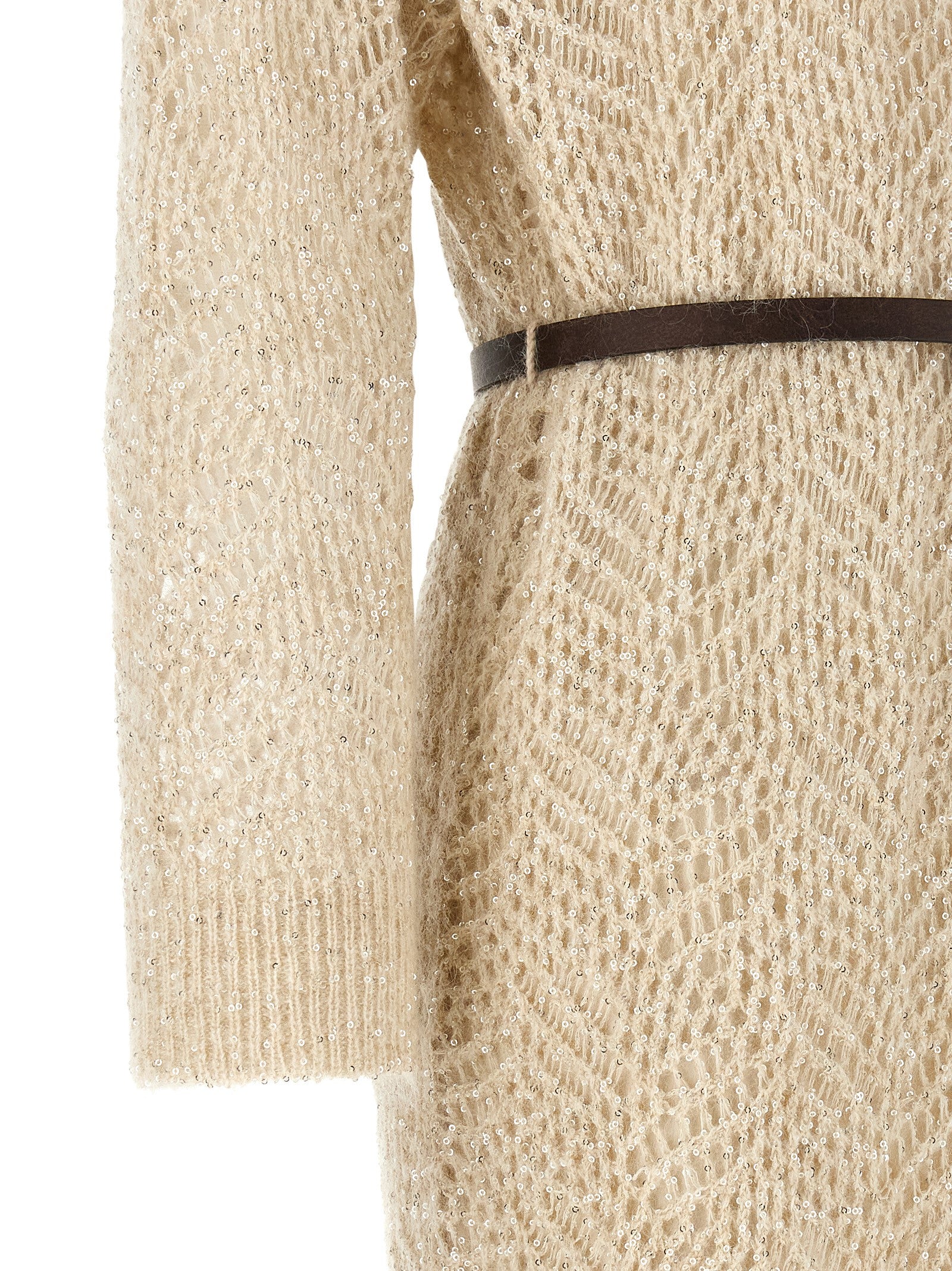 Brunello Cucinelli 'Dazzling Abstact Leaf' Dress