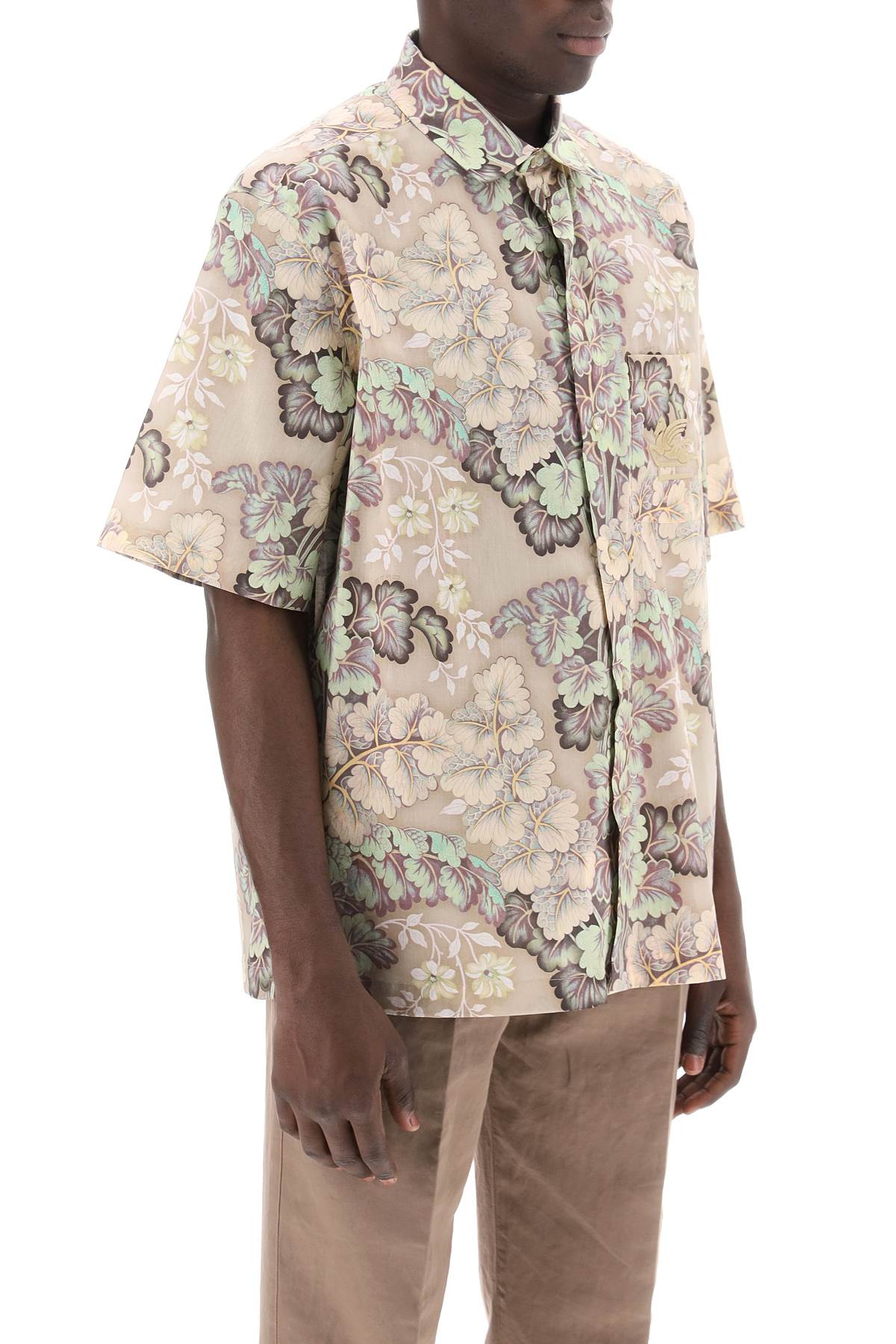 Etro Short-Sleeved Floral Shirt