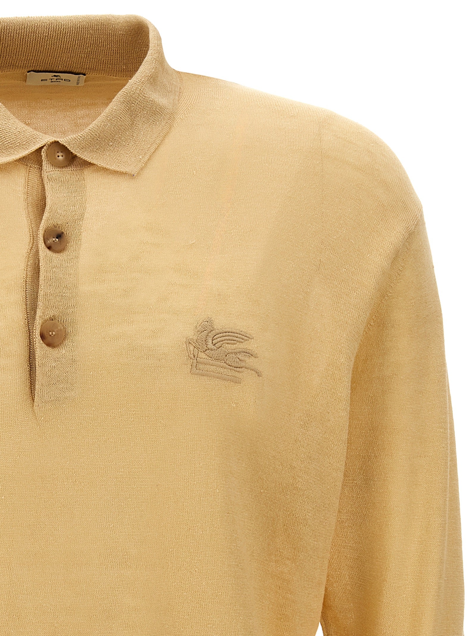 Etro Logo Embroidery Polo Shirt