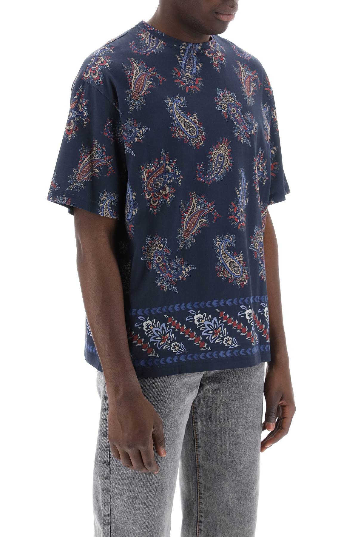 Etro Paisley Print Crewneck T