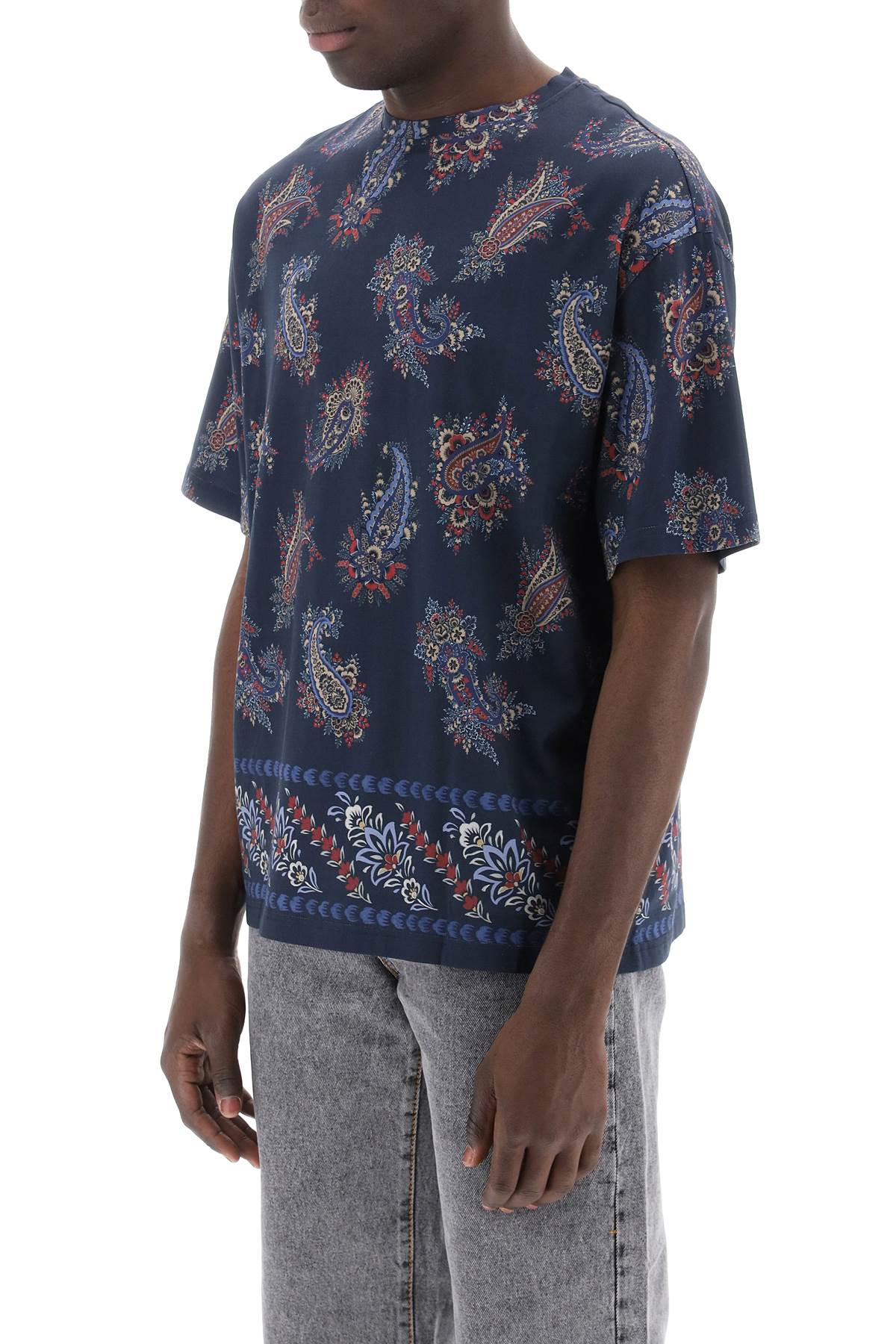 Etro Paisley Print Crewneck T