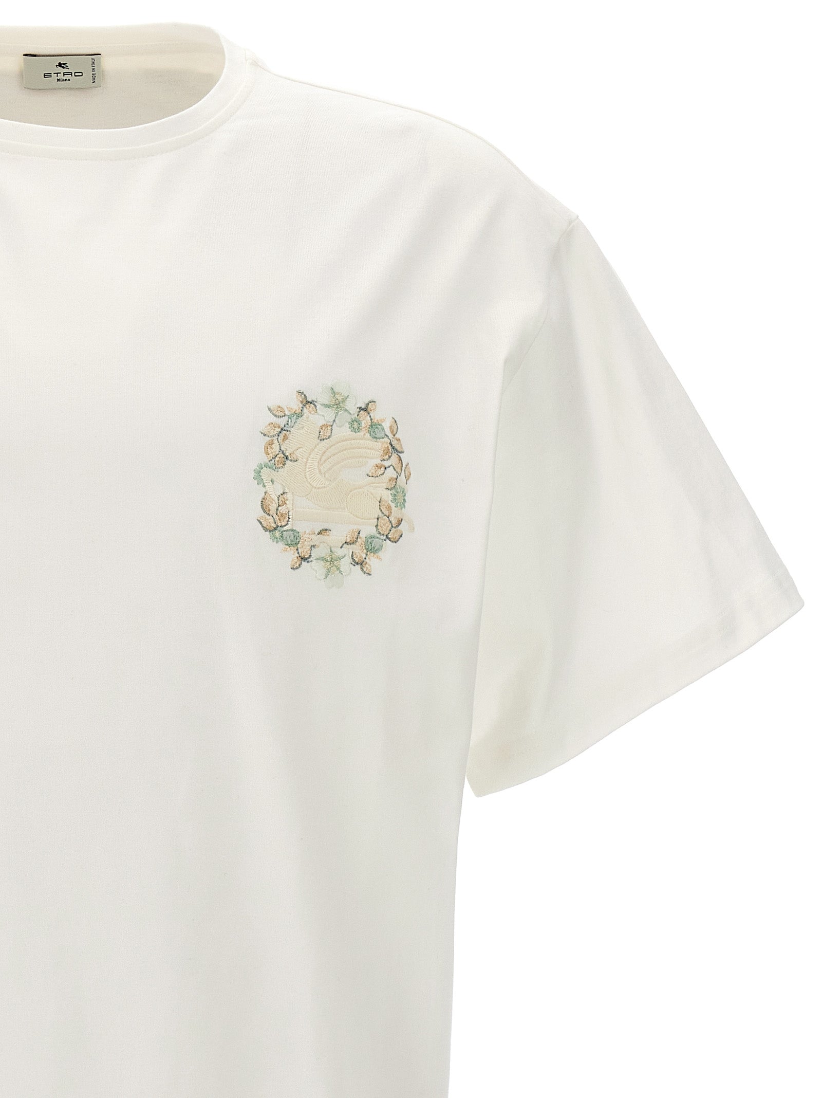 Etro Logo Embroidery T-Shirt