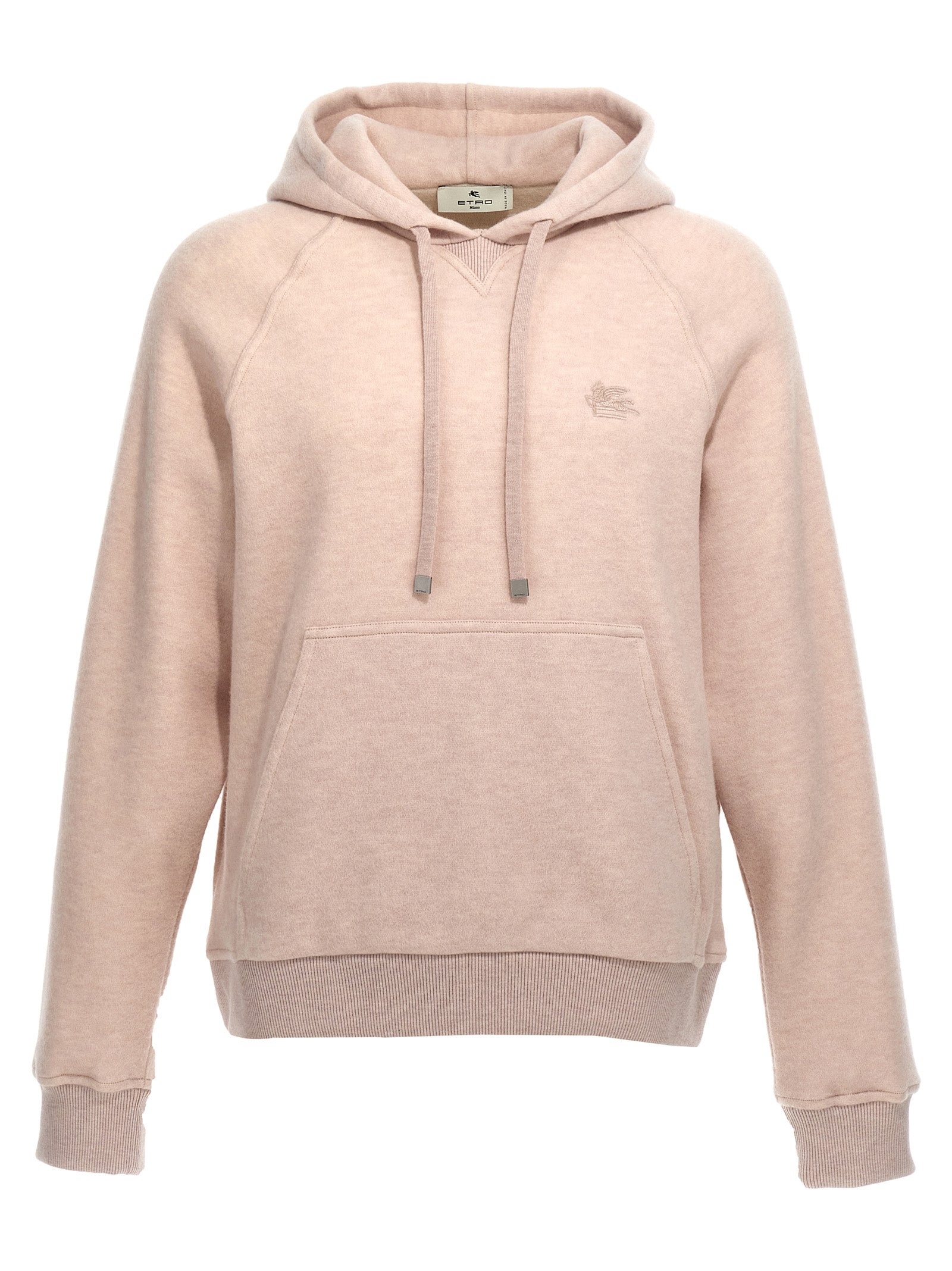 Etro Logo Embroidery Wool Hoodie