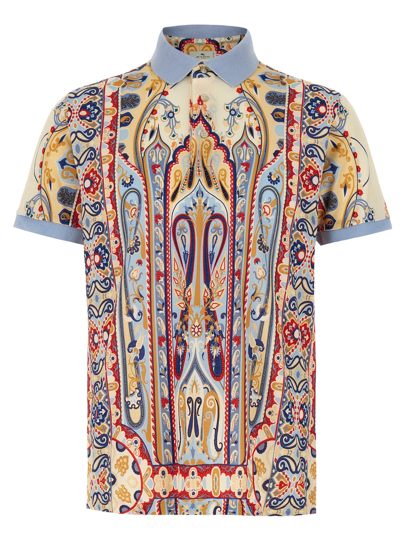 Etro Floral Paisley Polo Shirt