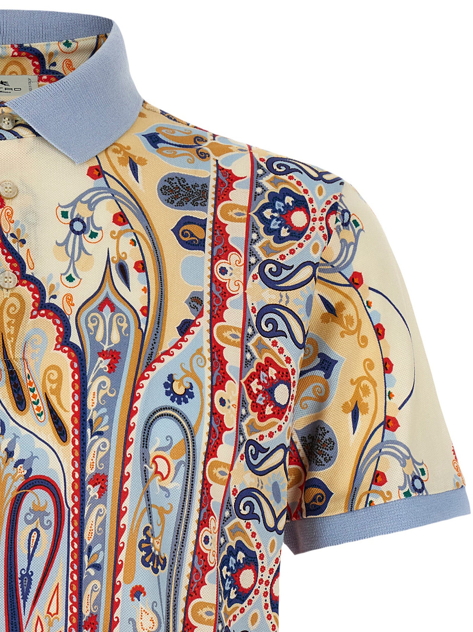 Etro Floral Paisley Polo Shirt