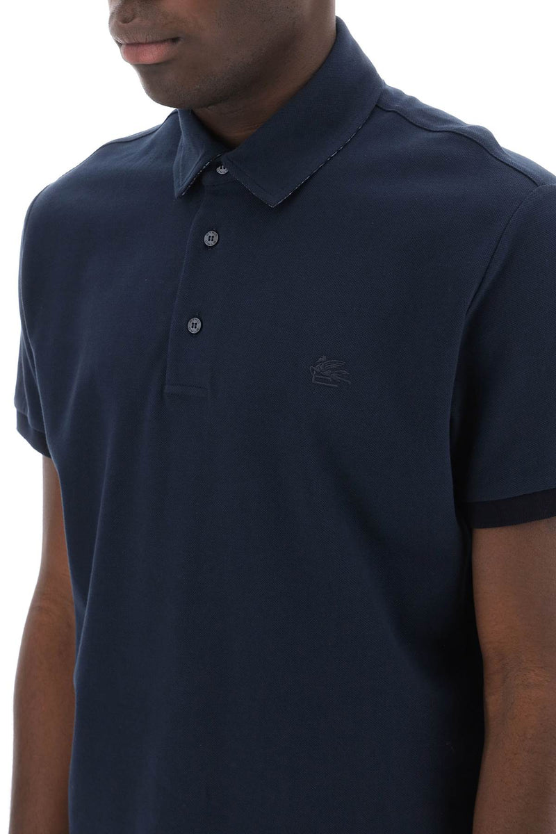 Etro Regular Fit Polo Shirt Blue