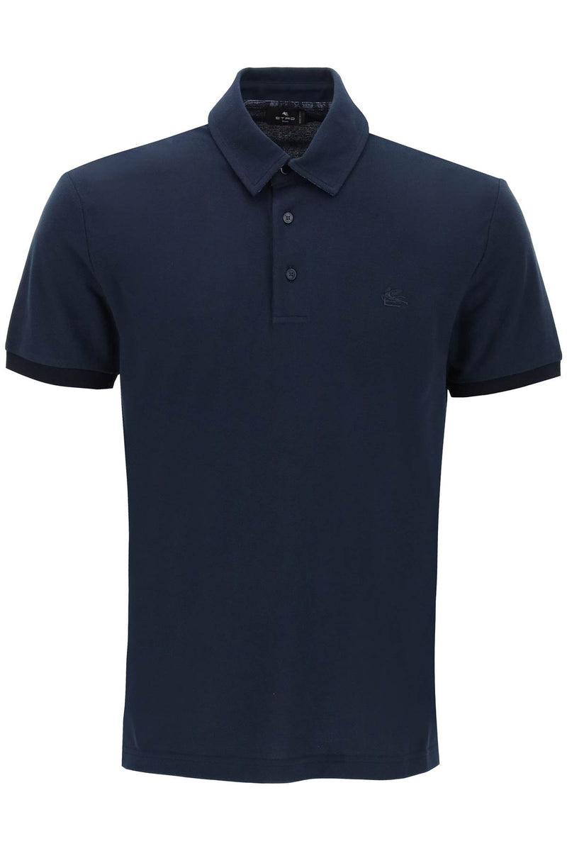 Etro Regular Fit Polo Shirt Blue