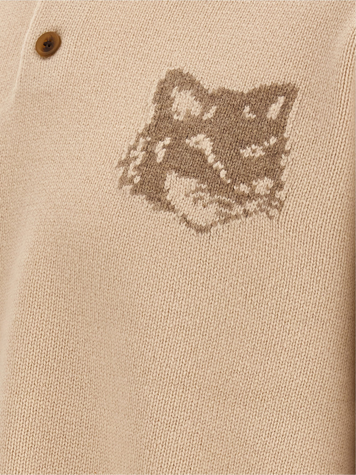 Maison Kitsune 'Fox Head Intarsia' Sweater