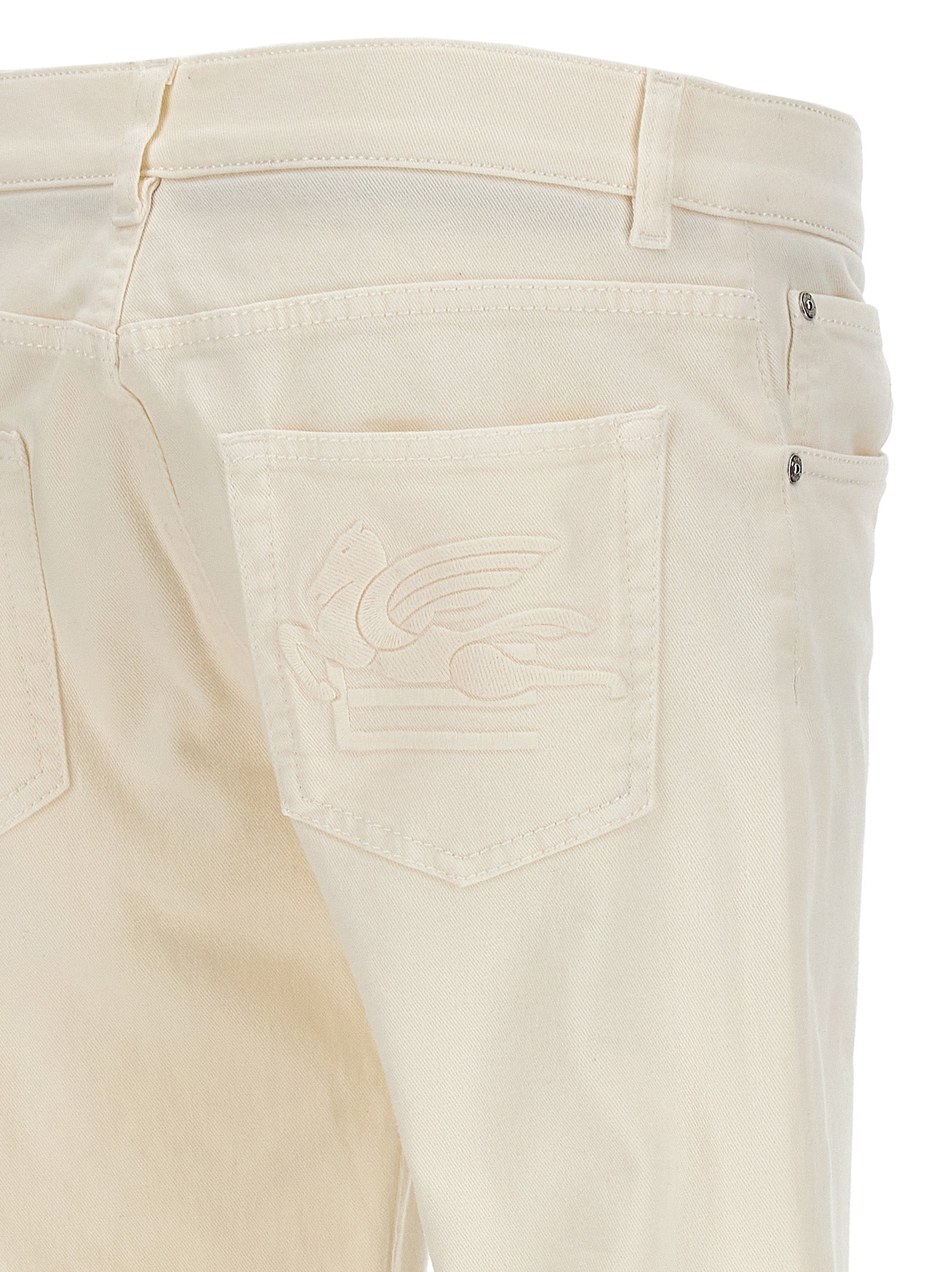 Etro Tone-On-Tone Logo Jeans