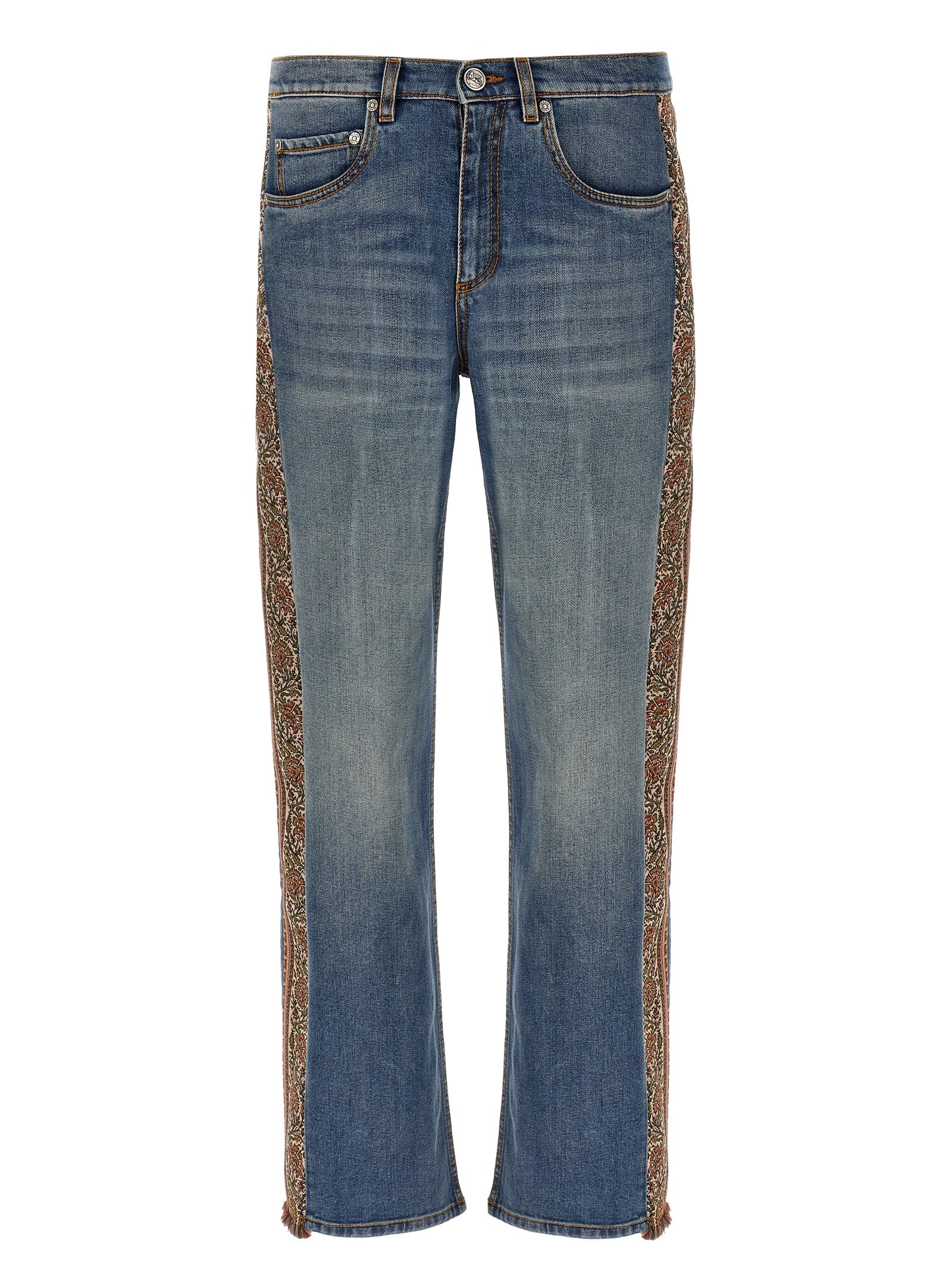 Etro Decorative Band Jeans