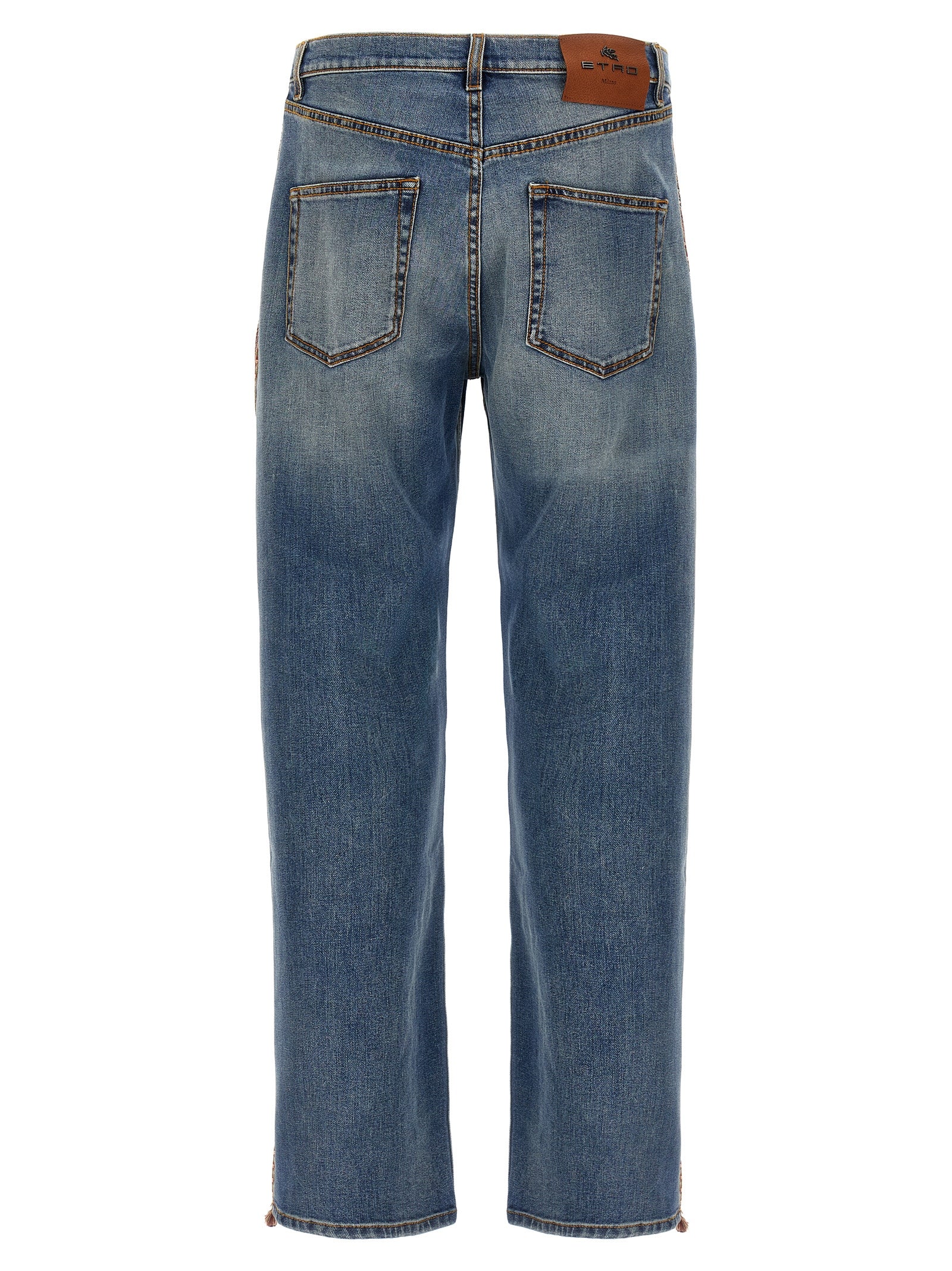 Etro Decorative Band Jeans