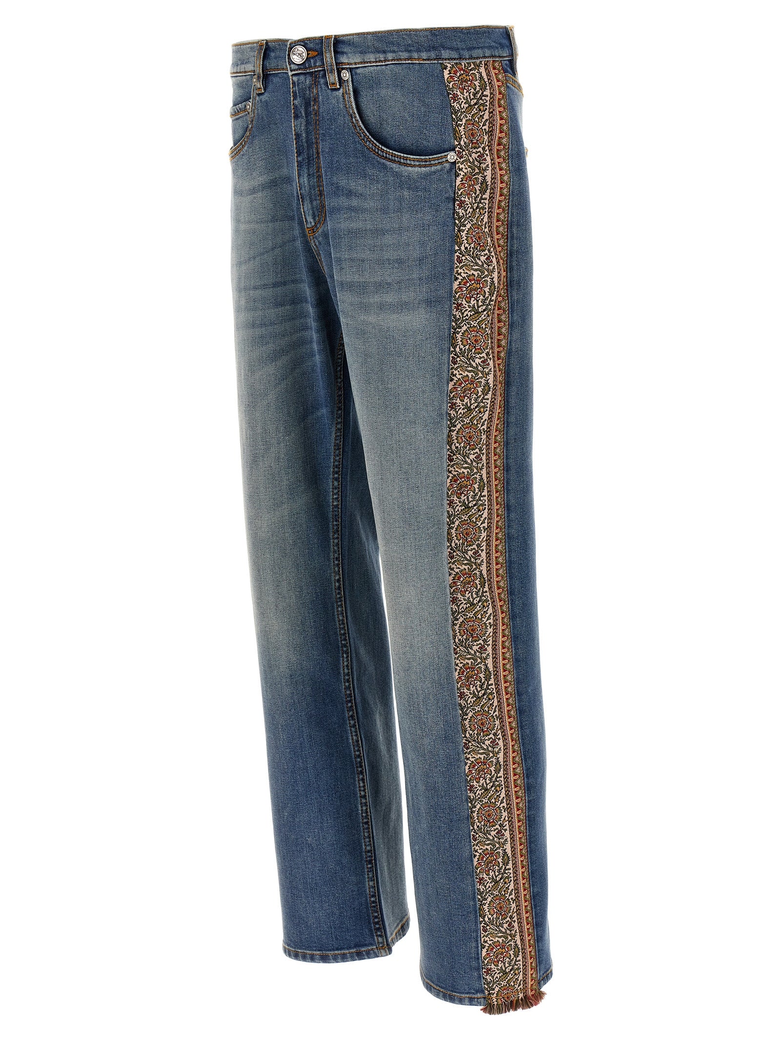 Etro Decorative Band Jeans