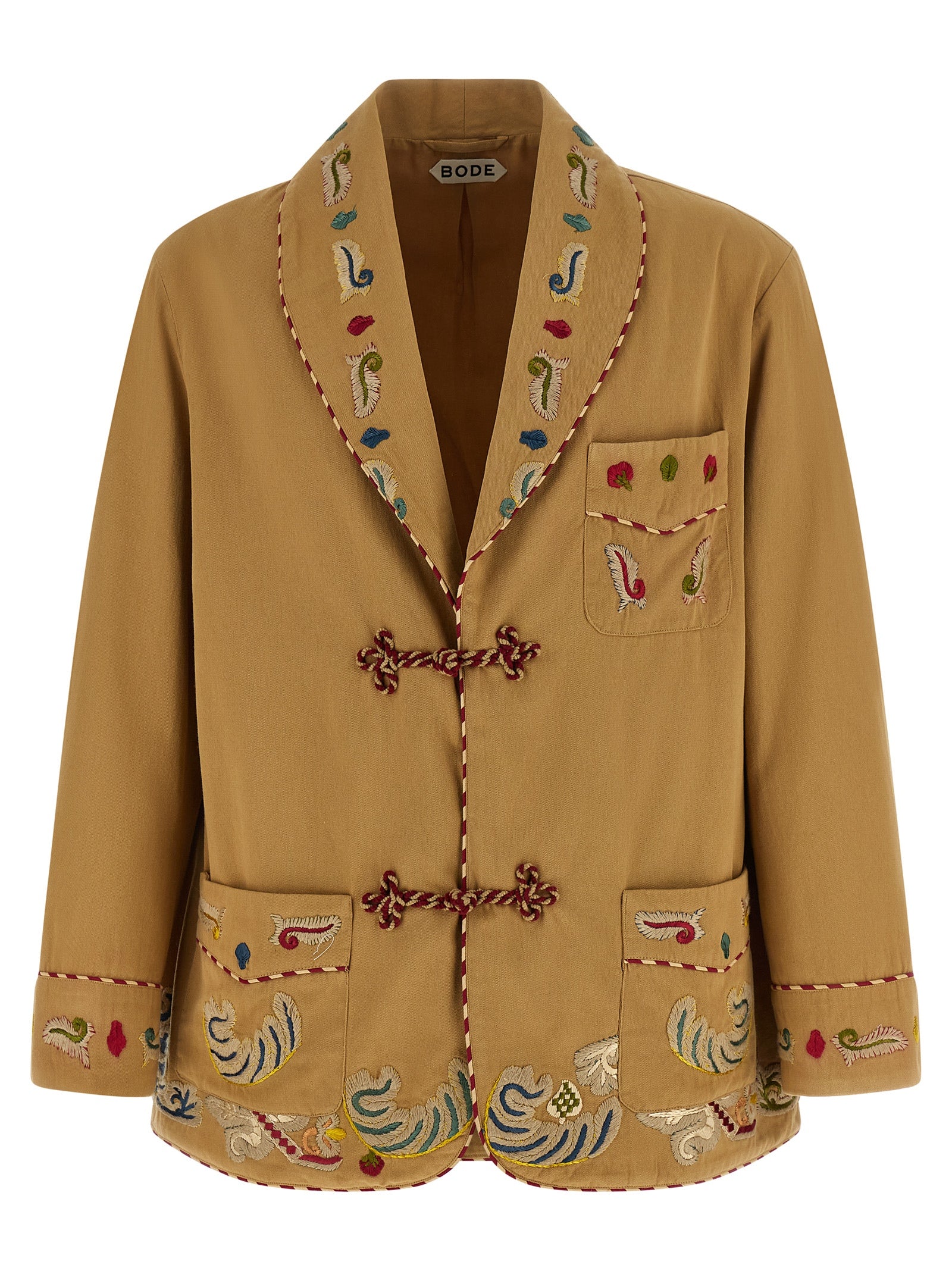 Bode 'Feather Runner Smoking' Blazer