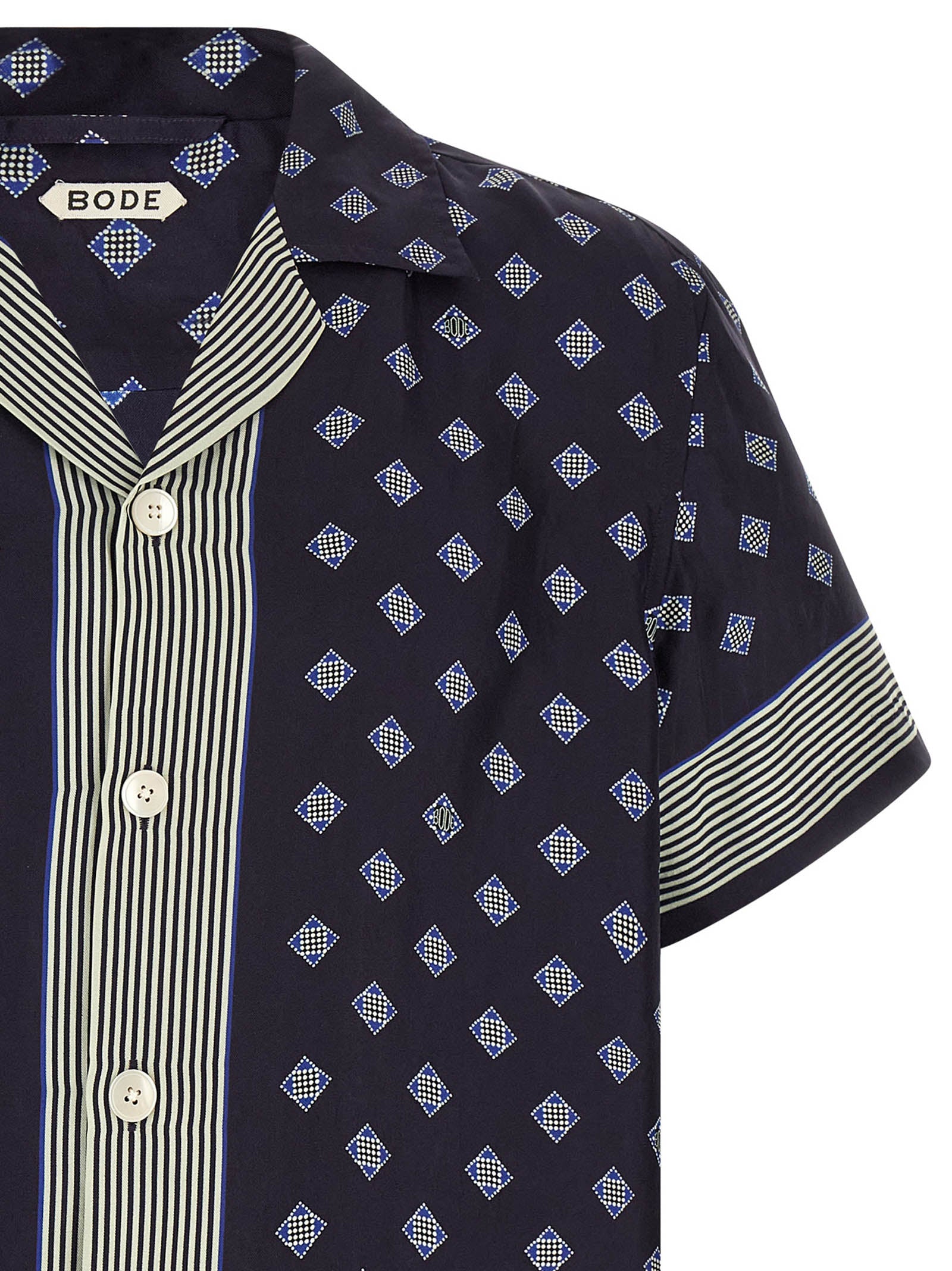 Bode 'Foyer Diamond' Shirt