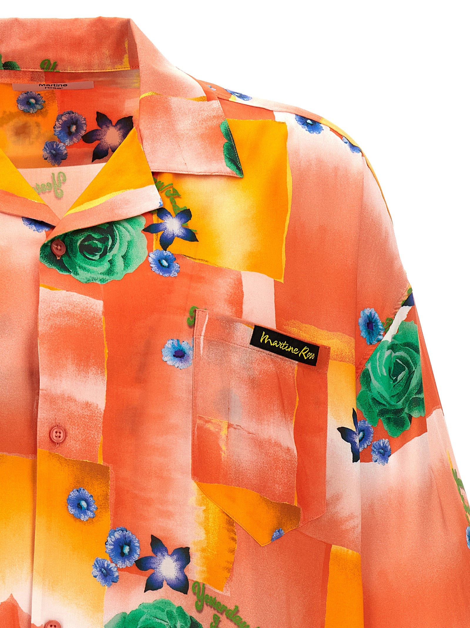 Martine Rose 'Today Floral Coral' Shirt