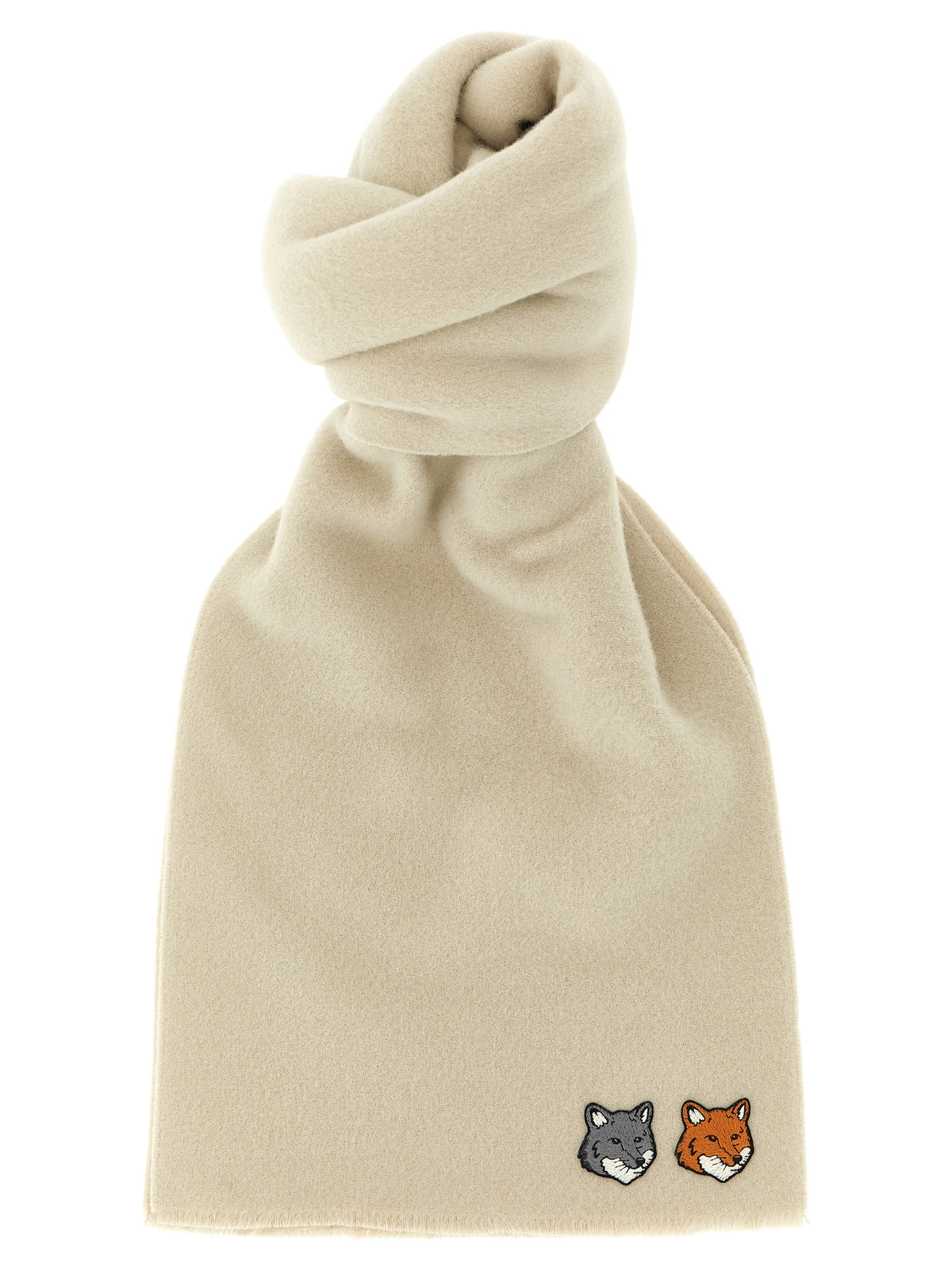 Maison Kitsune 'Double Fox Head' Scarf