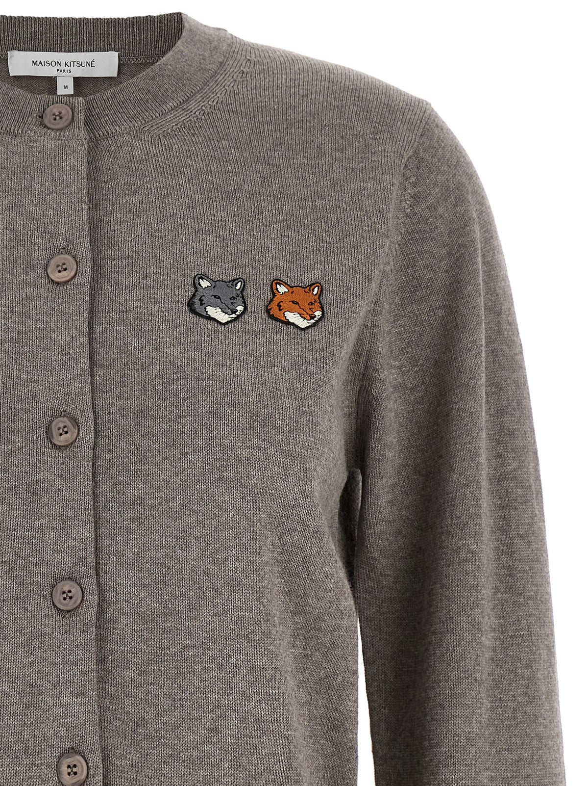 Maison Kitsune 'Double Fox Head' Cardigan