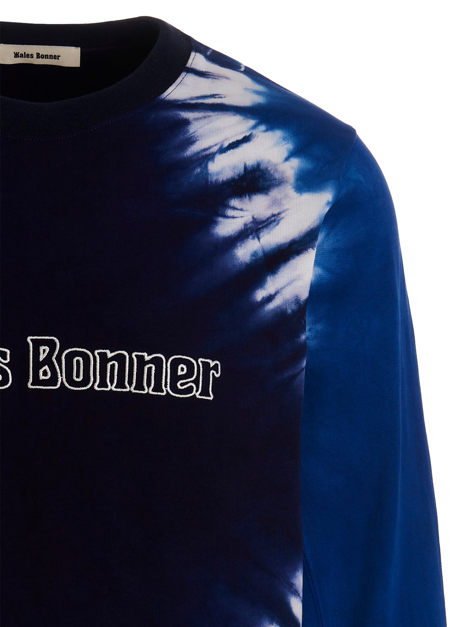 Wales Bonner Logo Embroidery Tie Dye Sweatshirt