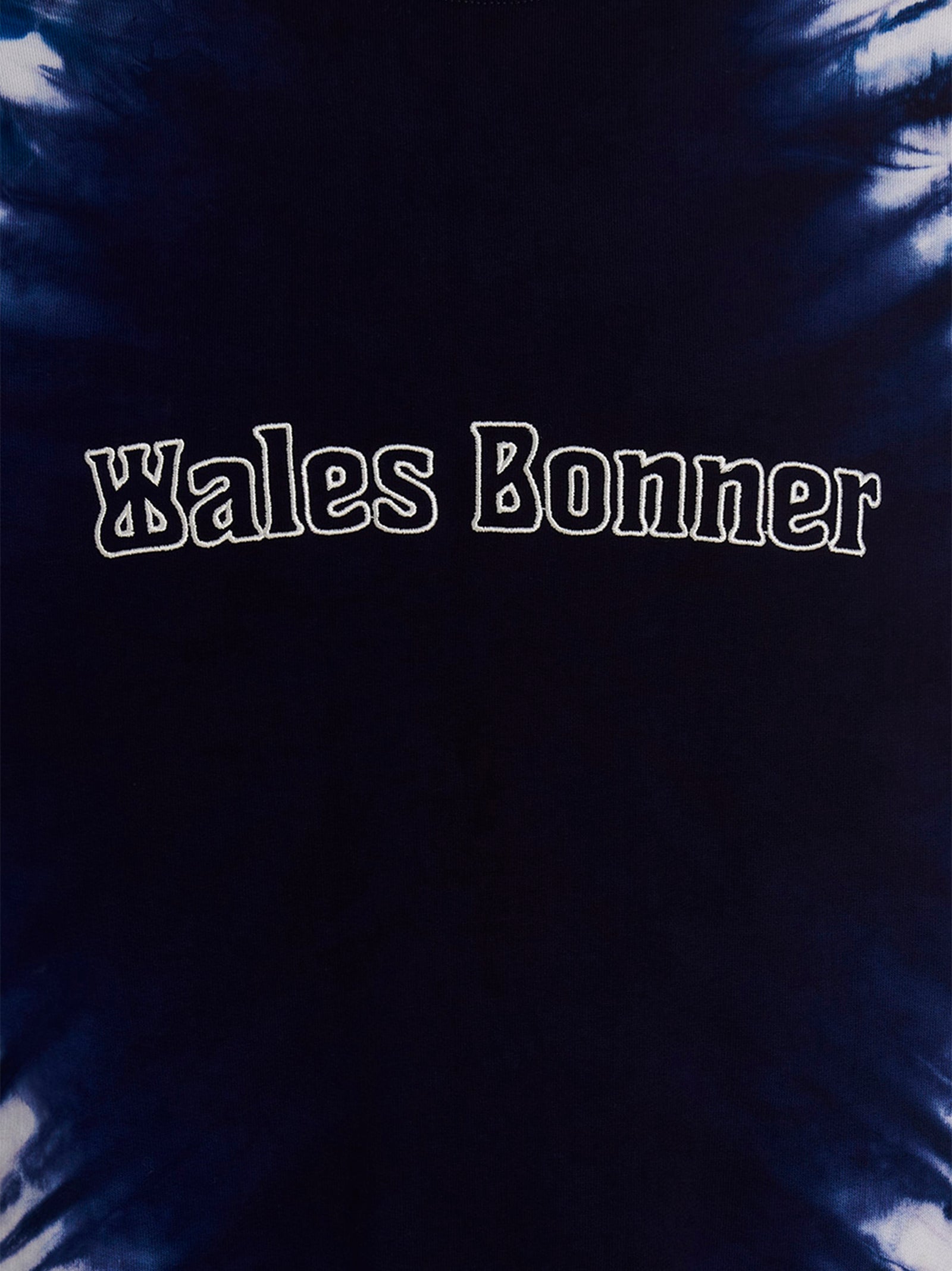 Wales Bonner Logo Embroidery Tie Dye Sweatshirt