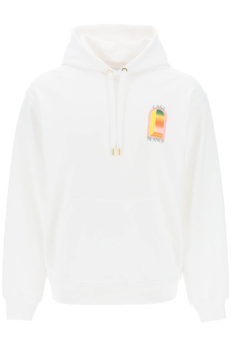 Casablanca Gradient Hooded L'Arche White