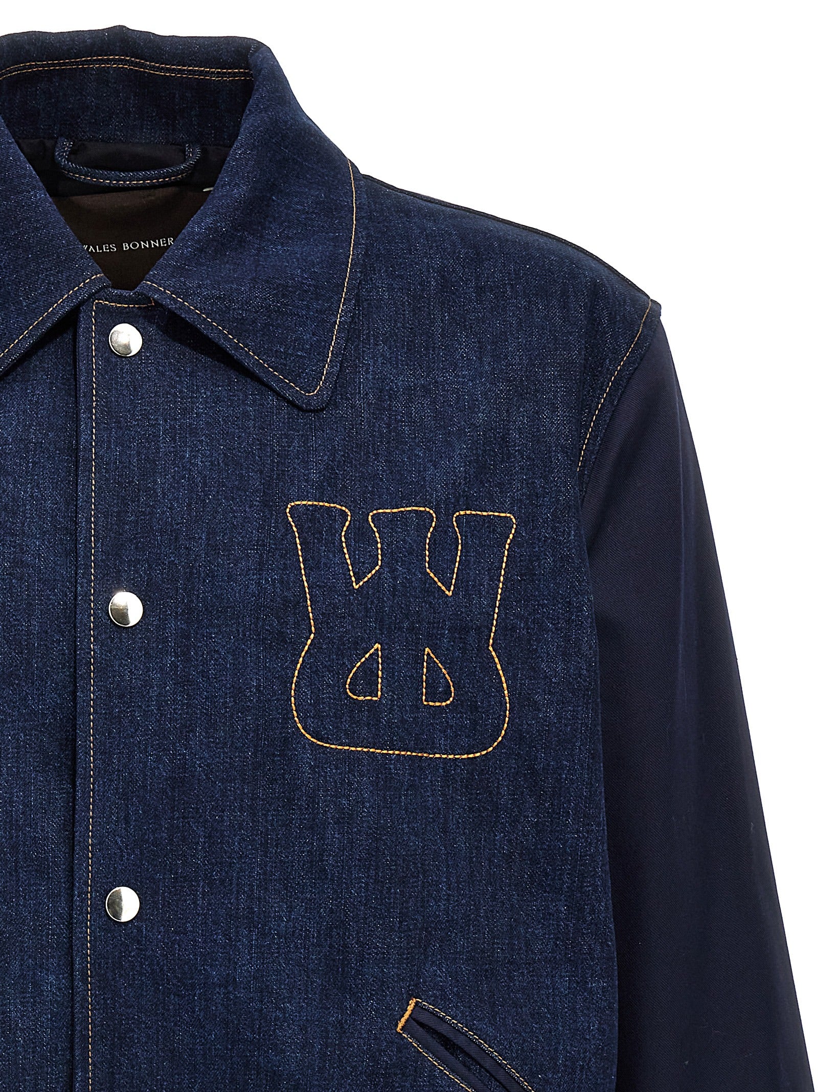 Wales Bonner 'The Echo Denim Varsity' Jacket